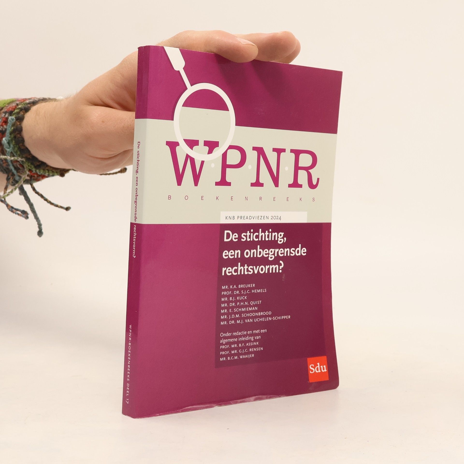 G.J.C. Rensen WPNR Boekenreeks - 17: De stichting, een onbegrensde rechtsvorm?