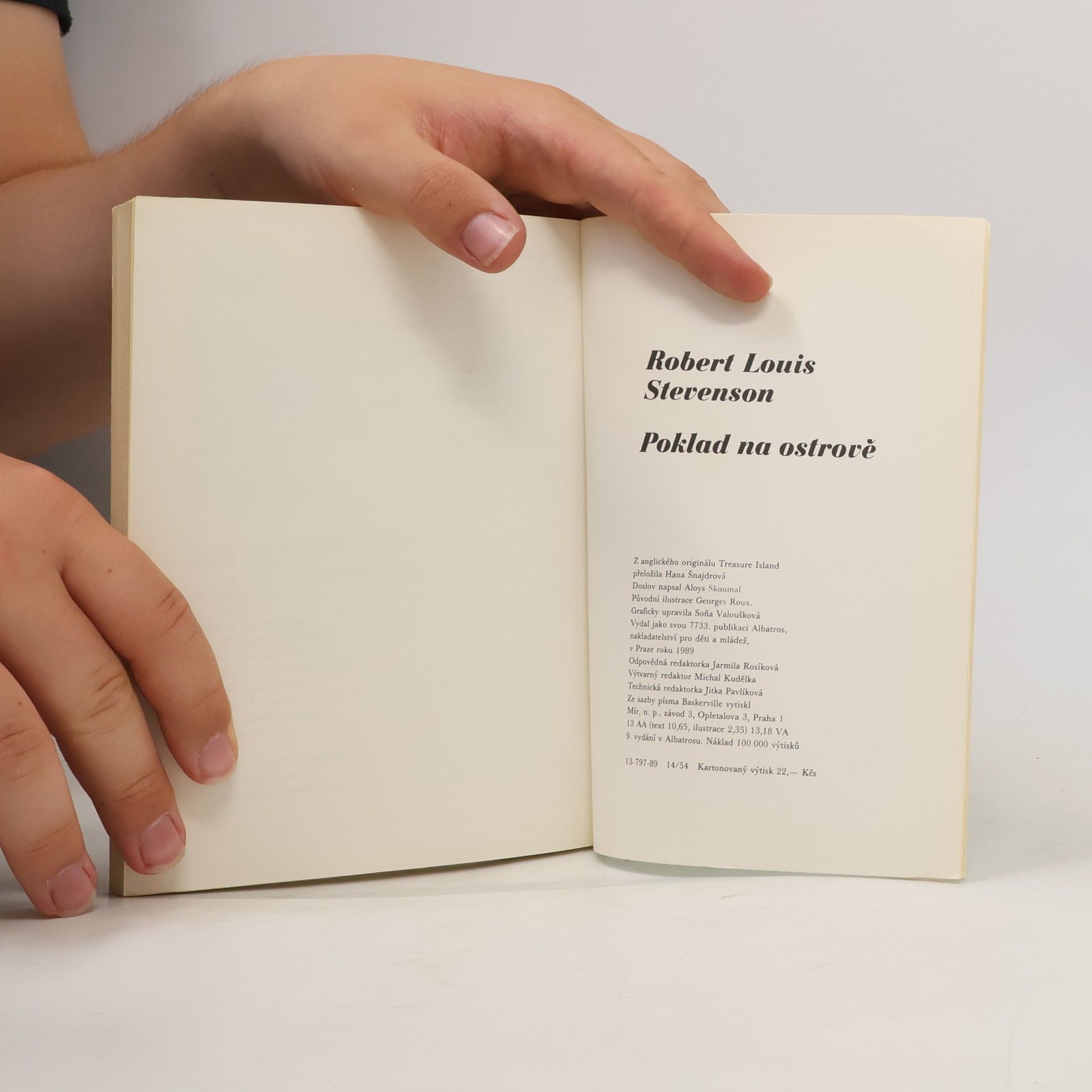 Robert Louis Stevenson Poklad na ostrově