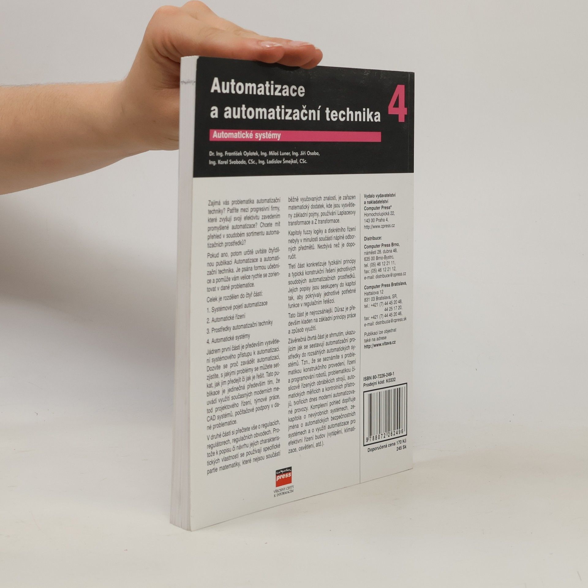 Oplatek František Automatizace a automatizační technika. 4, Automatické systémy