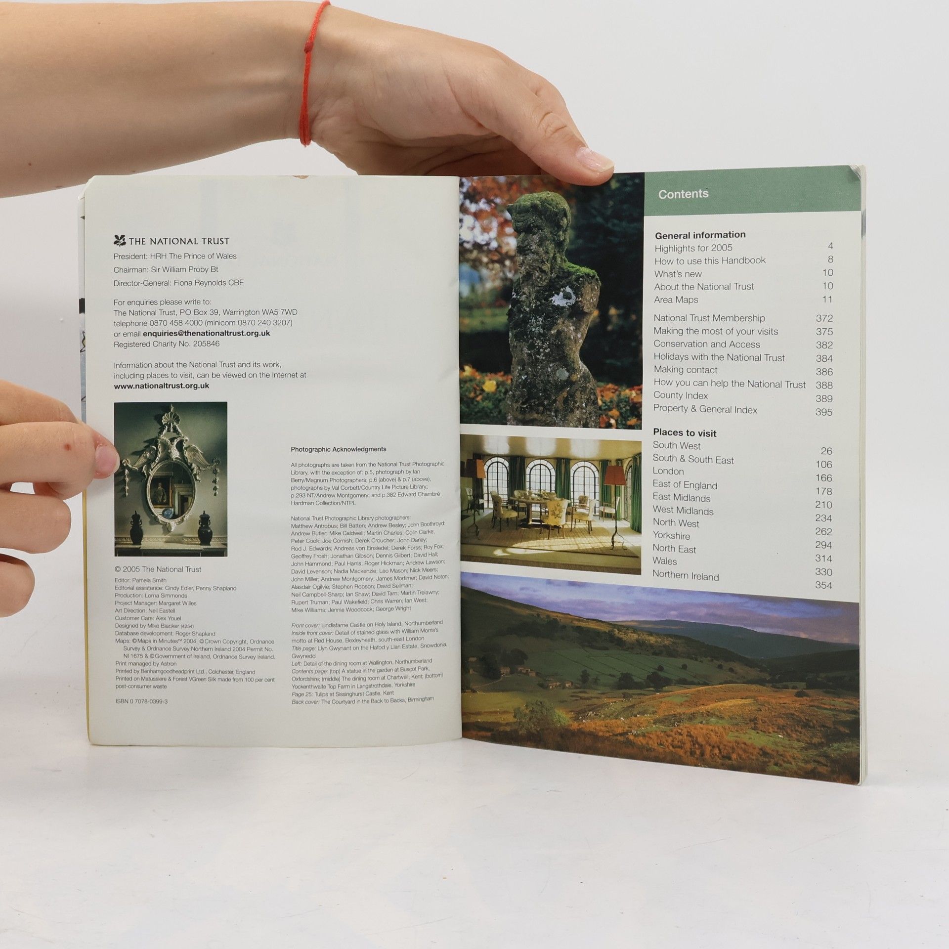 Various authors Handbook for Members and Visitors 2001