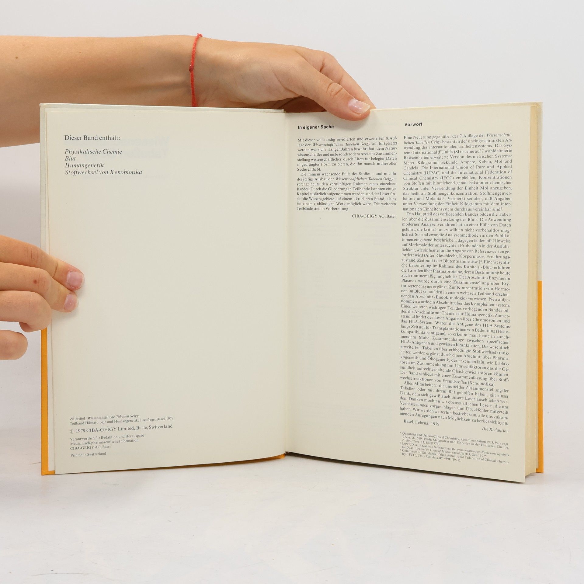 Autorenkollektiv Wissenschaftliche Tabellen Geigy 1