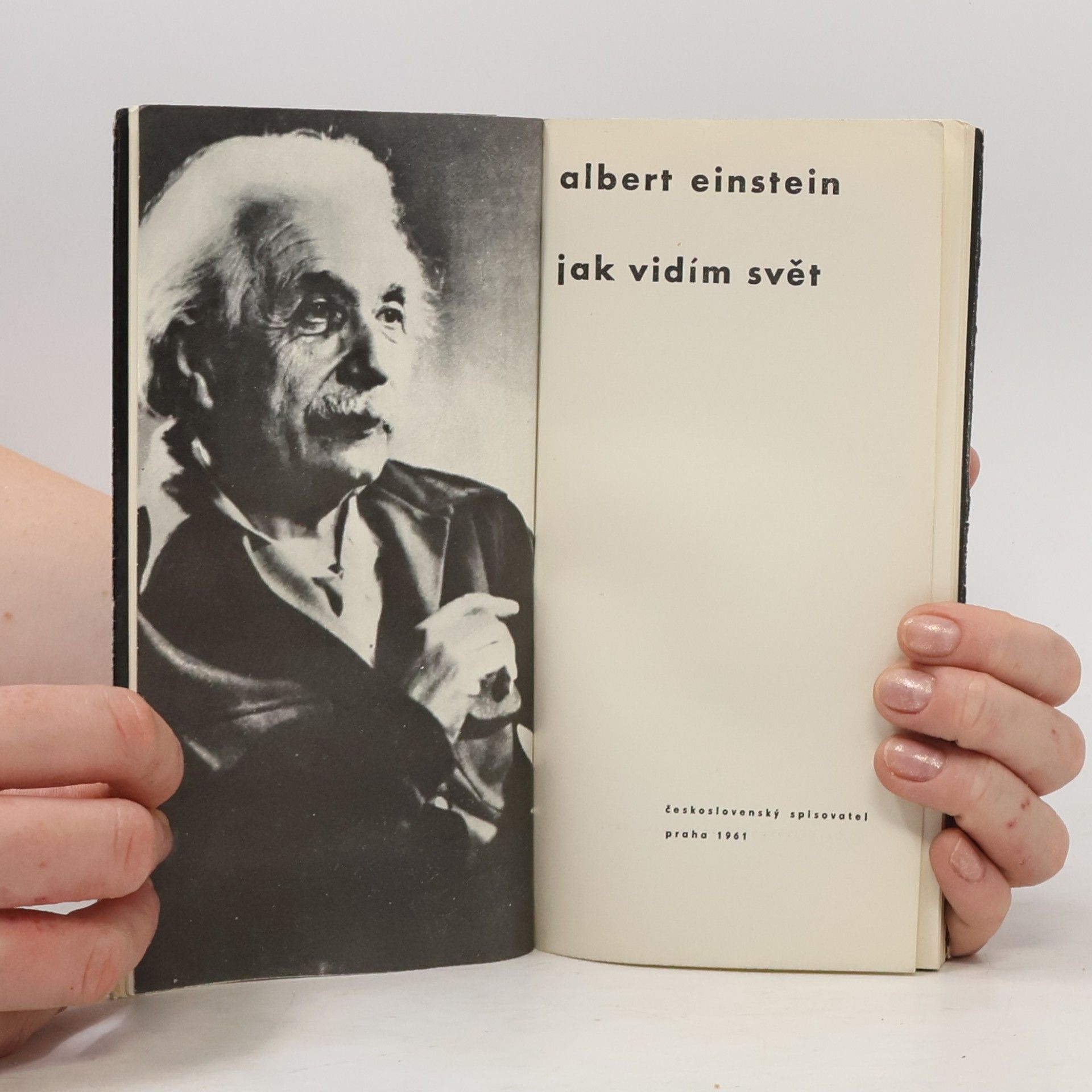 Albert Einstein Jak vidím svět