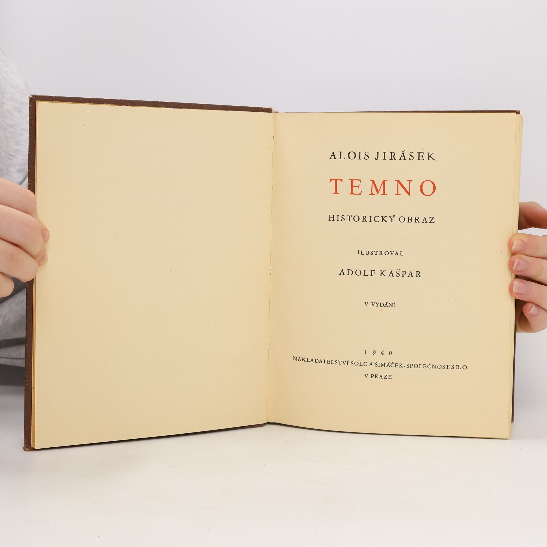 Alois Jirásek Temno