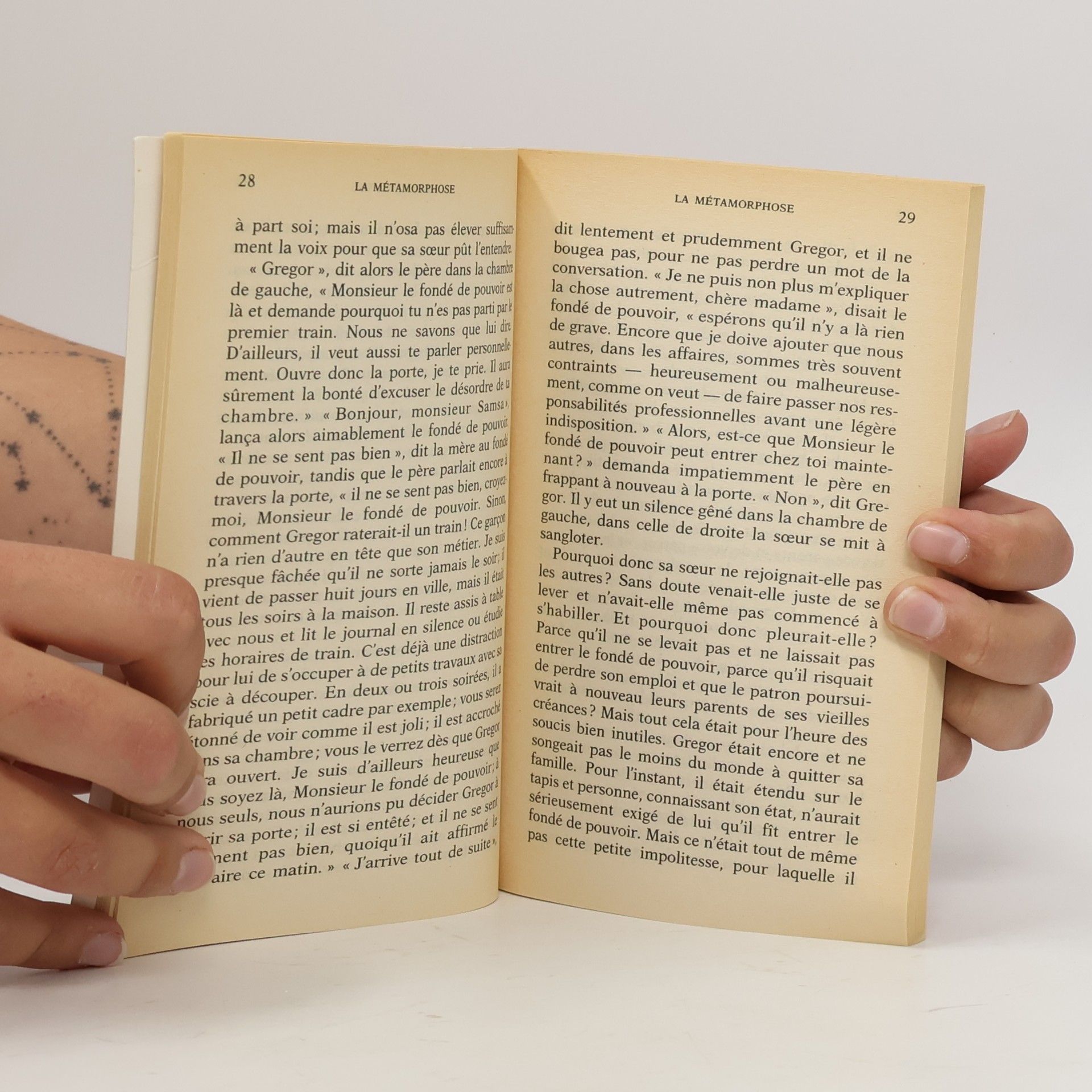 Franz Kafka La Métamorphose, suivi de Un artiste du jeûne