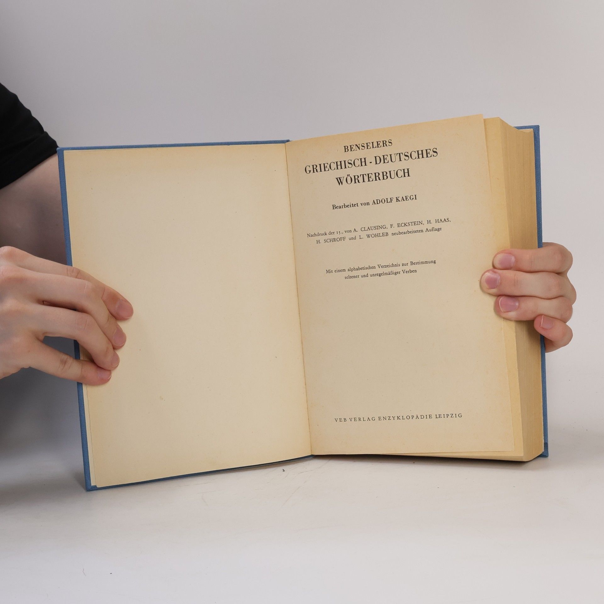 Adolf Kaegi Griechisch-Deutsches worterbuch