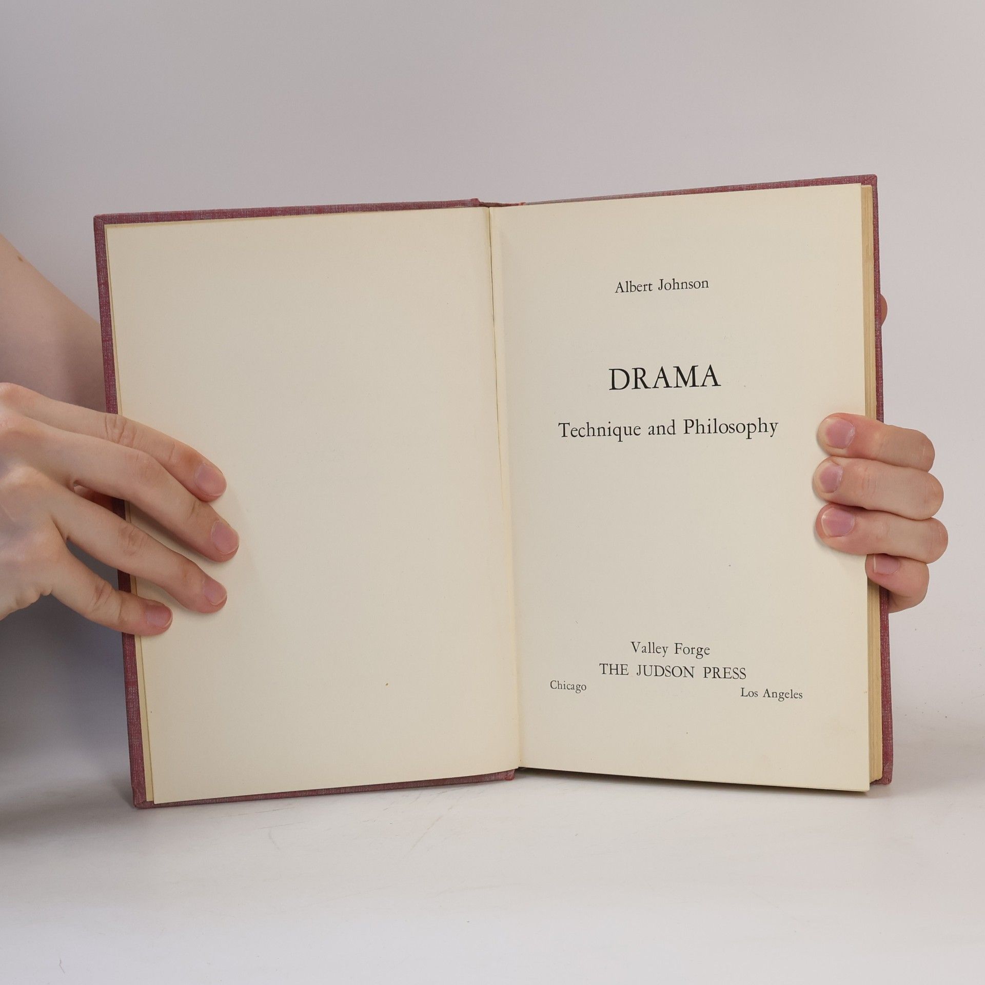 Albert Johnson Drama: Technique and Philosophy