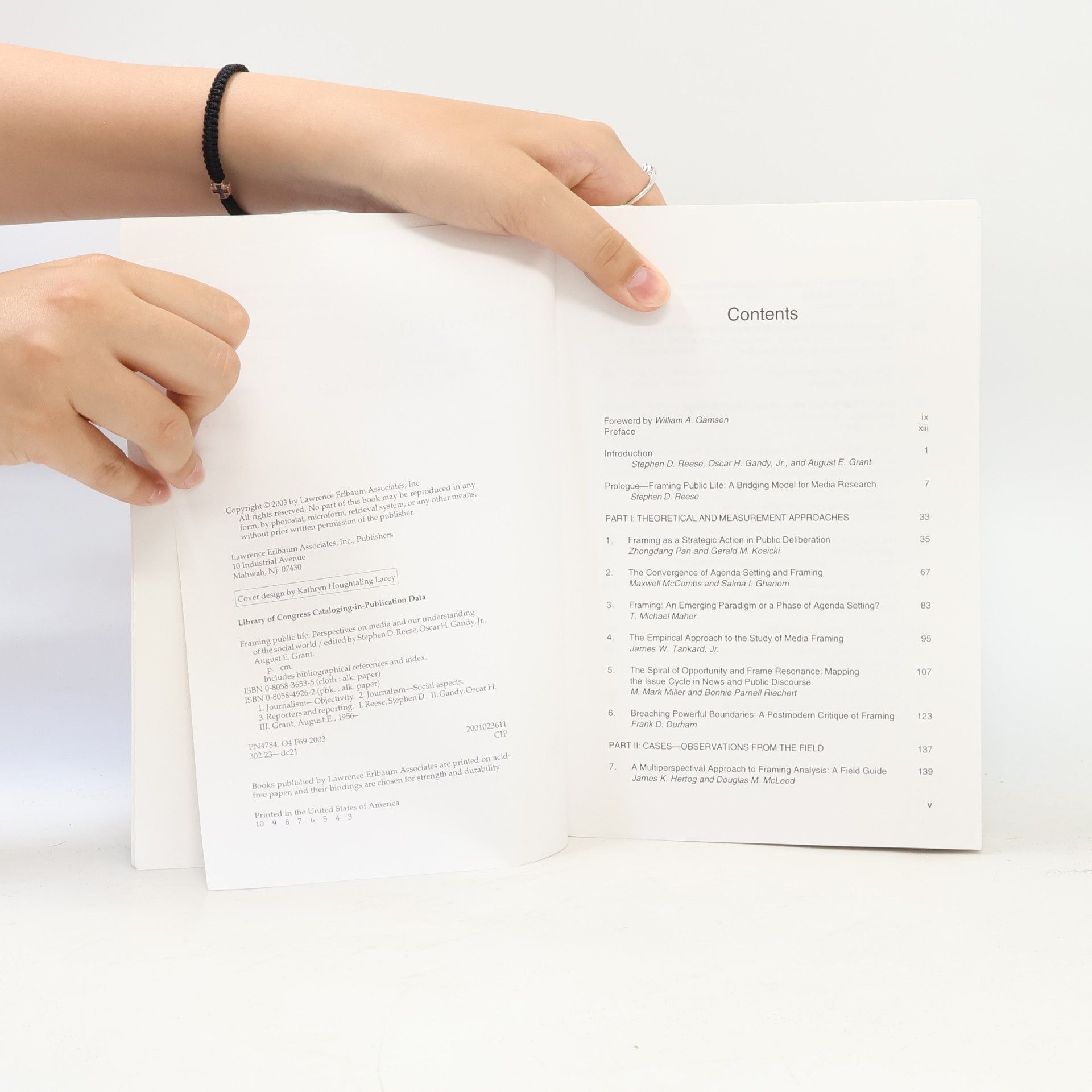 Stephen D. Reese Lea's Communication: Framing Public Life