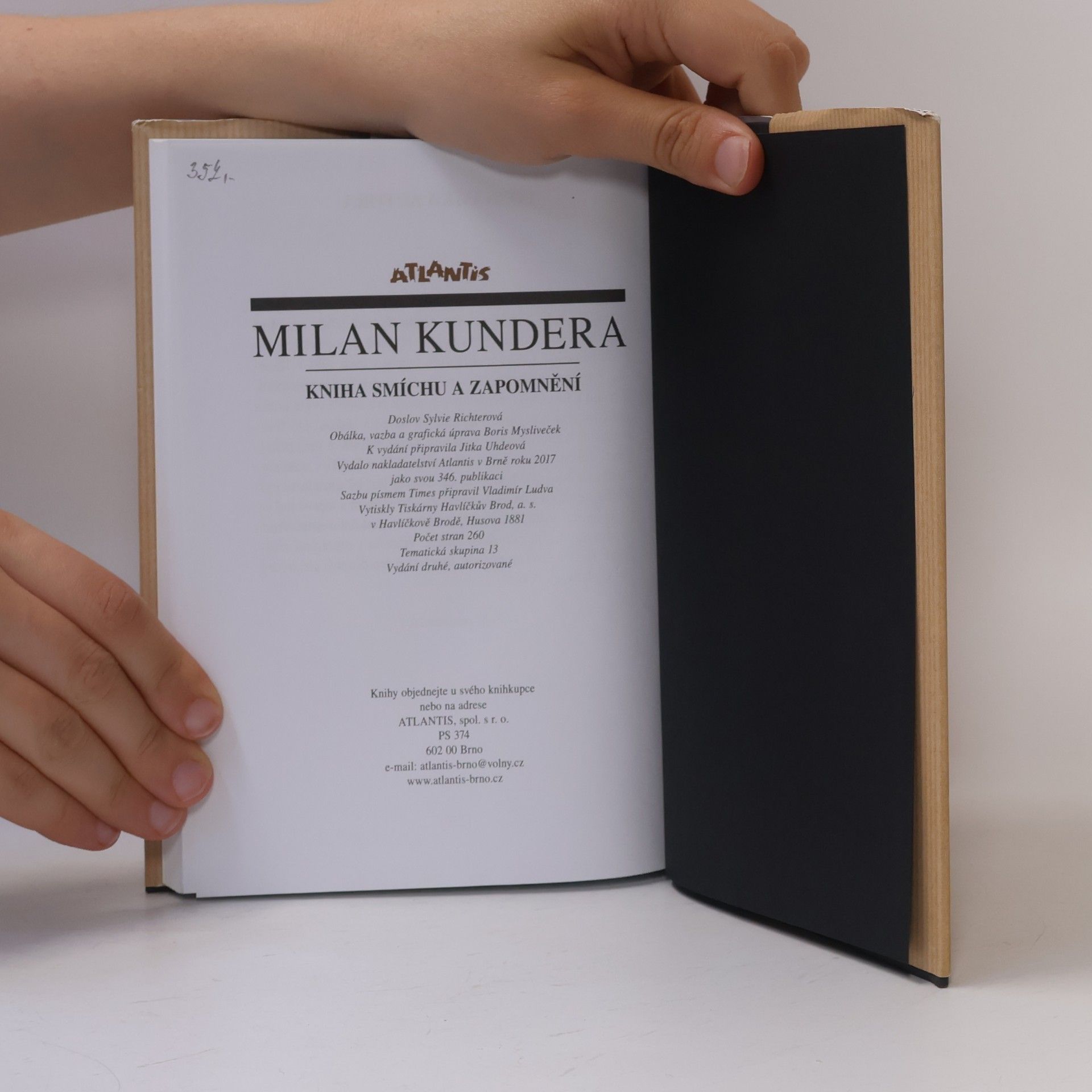 Milan Kundera Kniha smíchu a zapomnění
