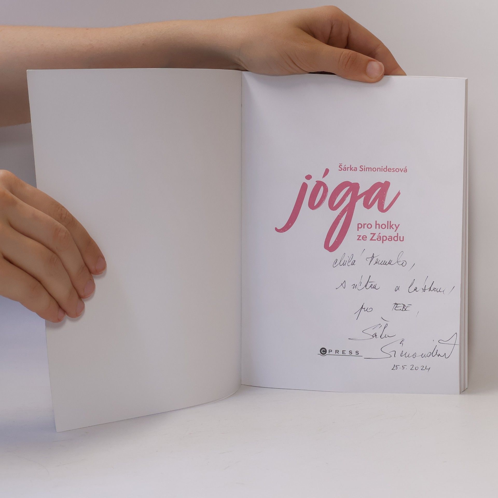 Šárka Simonidesová Jóga pro holky ze Západu