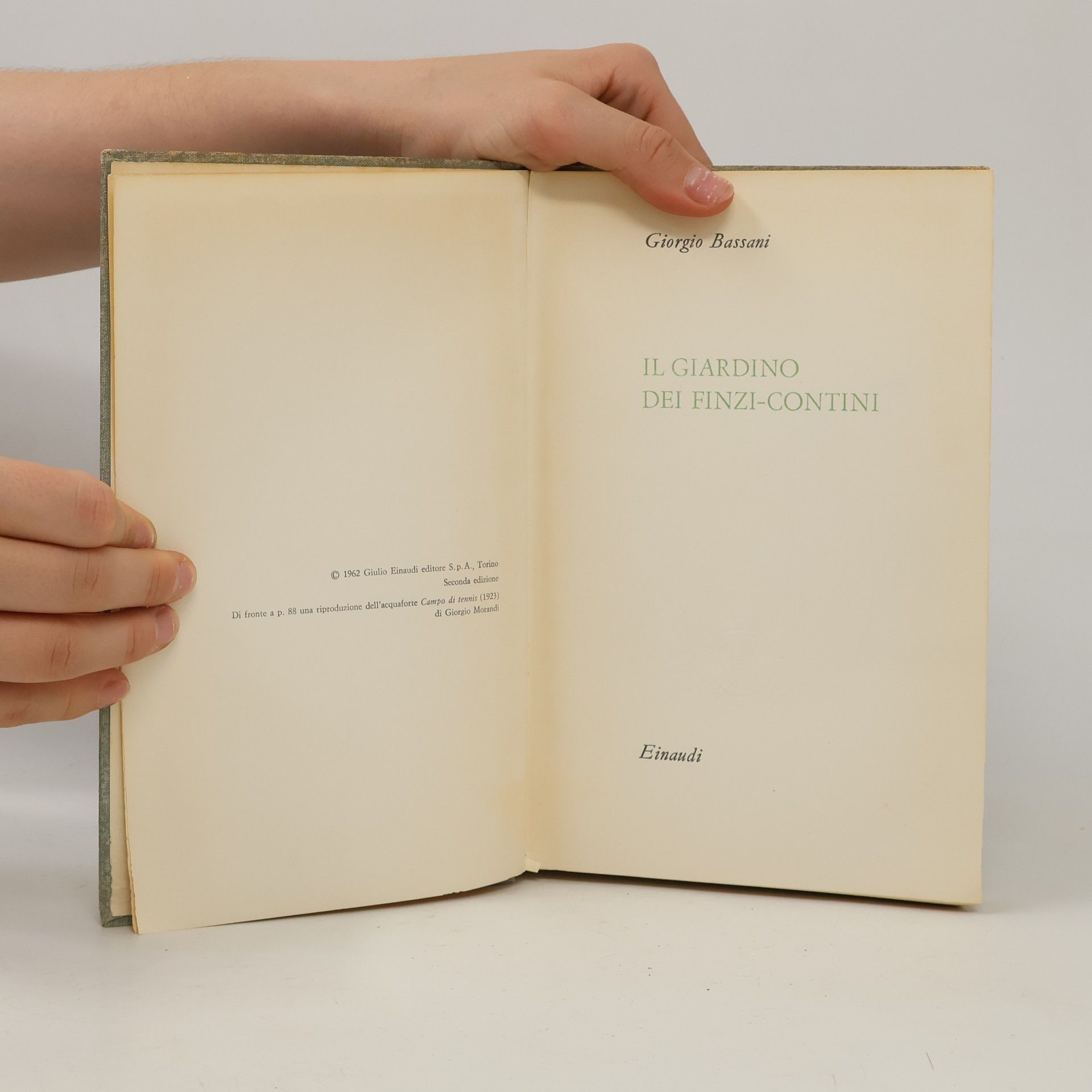 Giorgio Bassani Il giardino dei Finzi-Contini