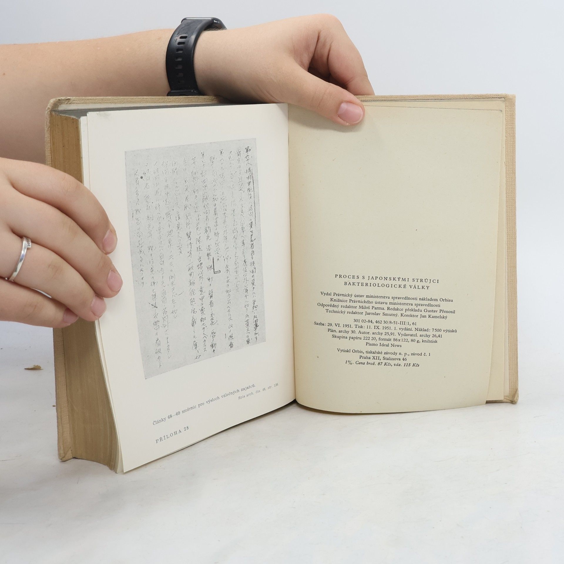 Autorenkollektiv Proces s japonskými strůjci bakteriologické války