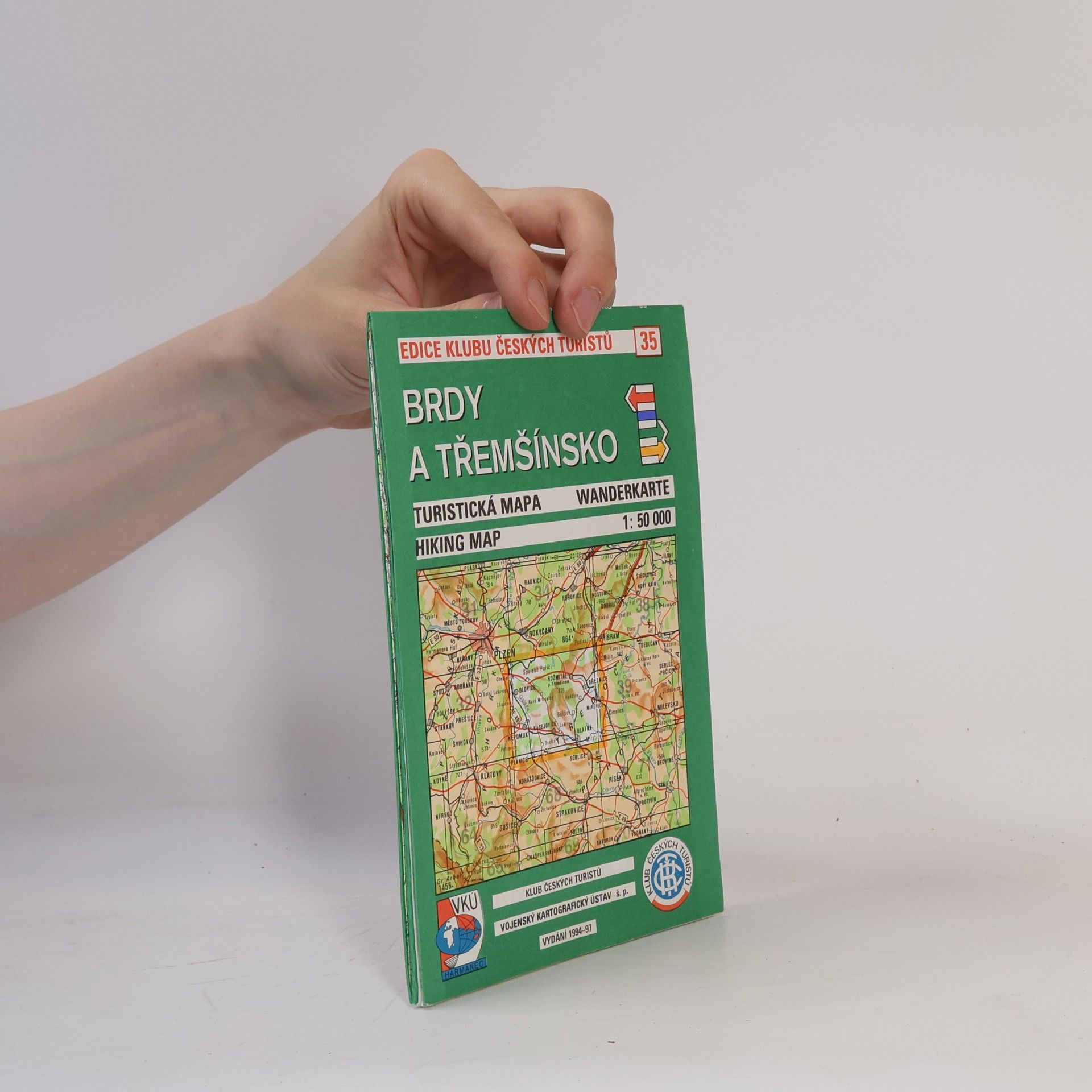 Kolektiv autorů Brdy a Třemšínsko. Turistická mapa 1:50 000