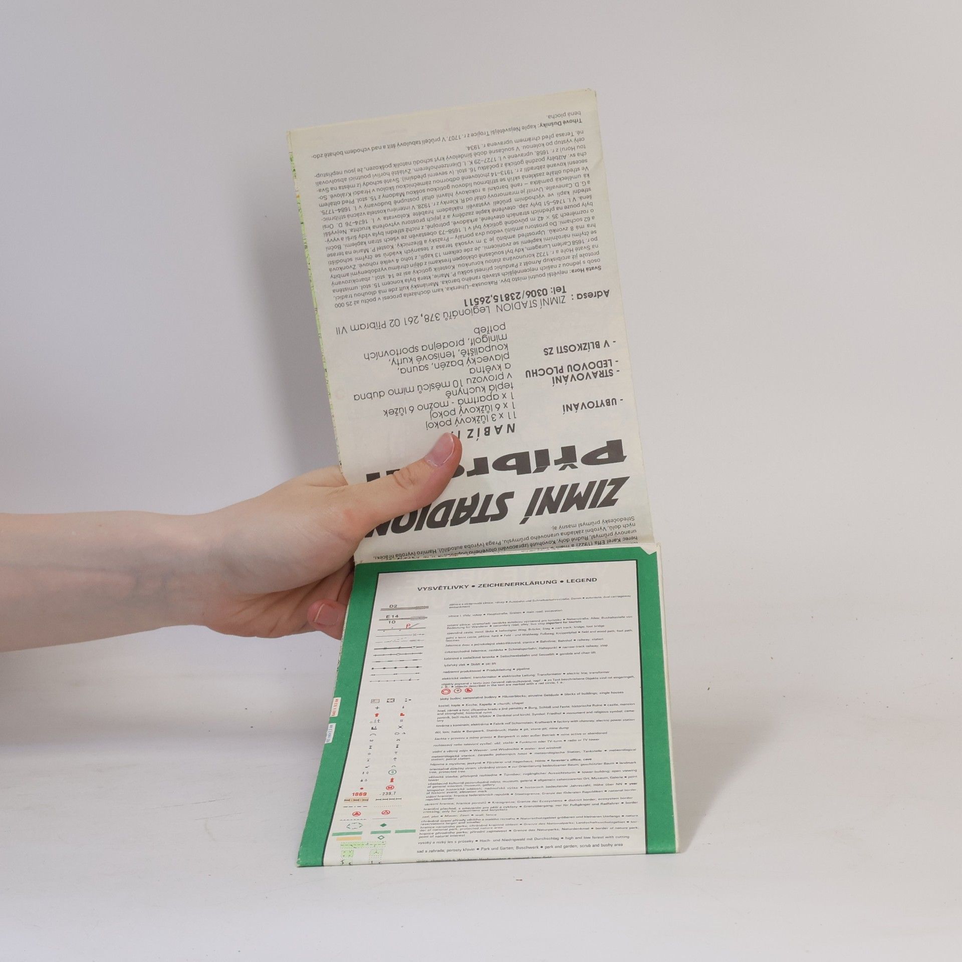 Various authors Hřebeny a Slapská přehrada turistická mapa 1:50 000