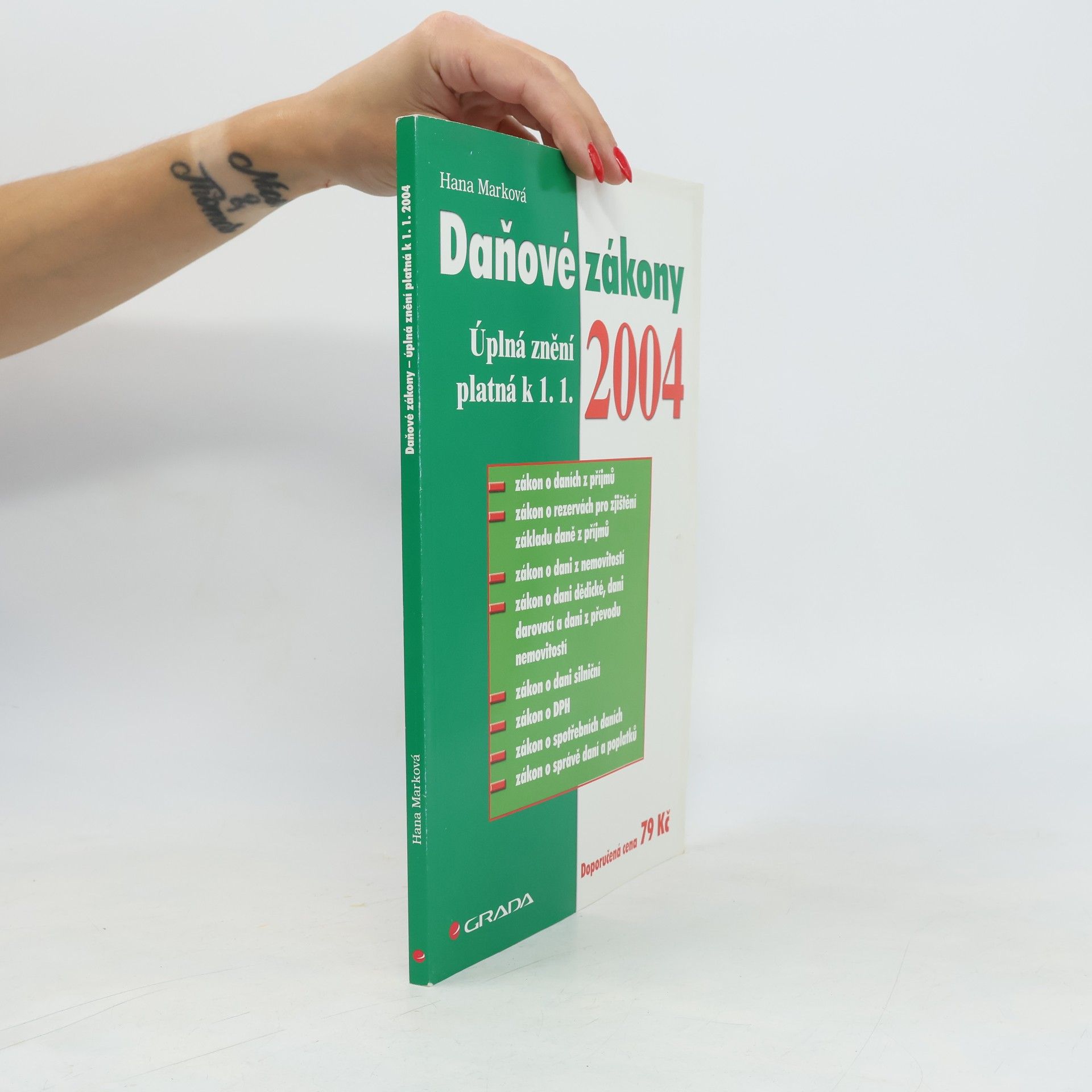 Hana Marková Daňové zákony 2004: Úplná znění platná k 1. 1. 2004