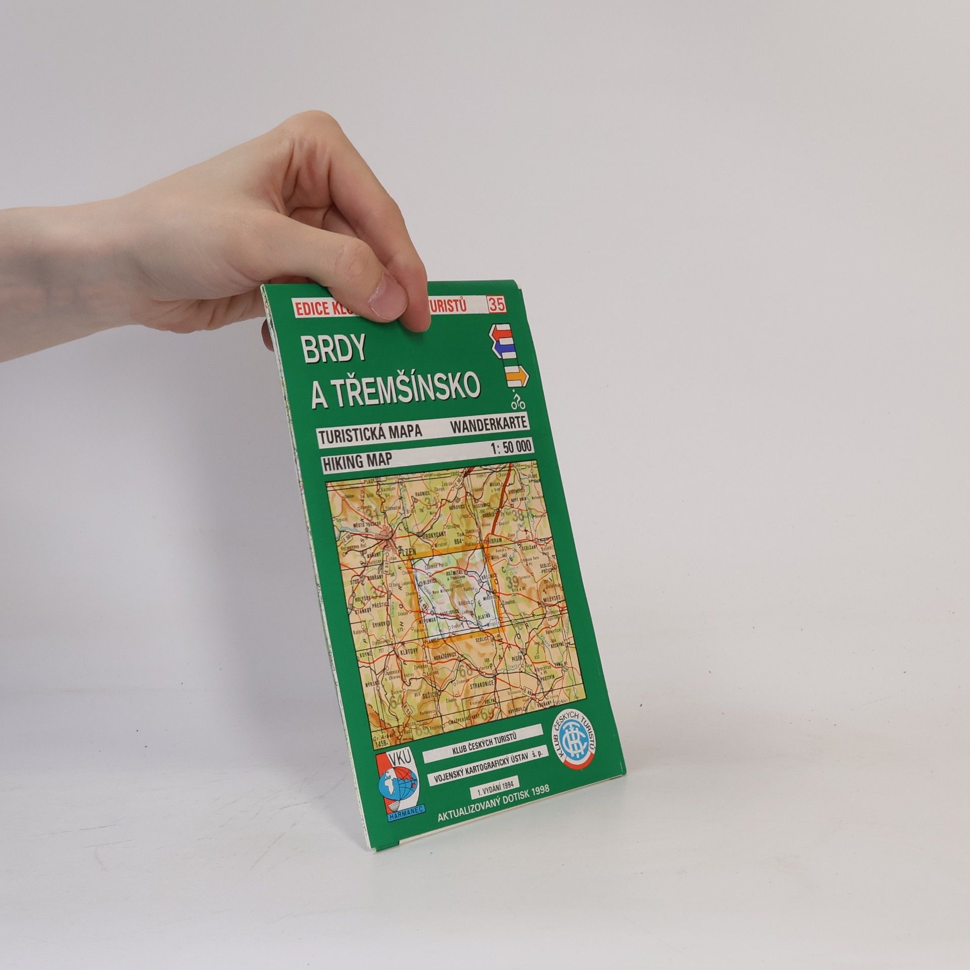 Kolektiv autorů Brdy a Třemšínsko. Turistická mapa 1:50 000
