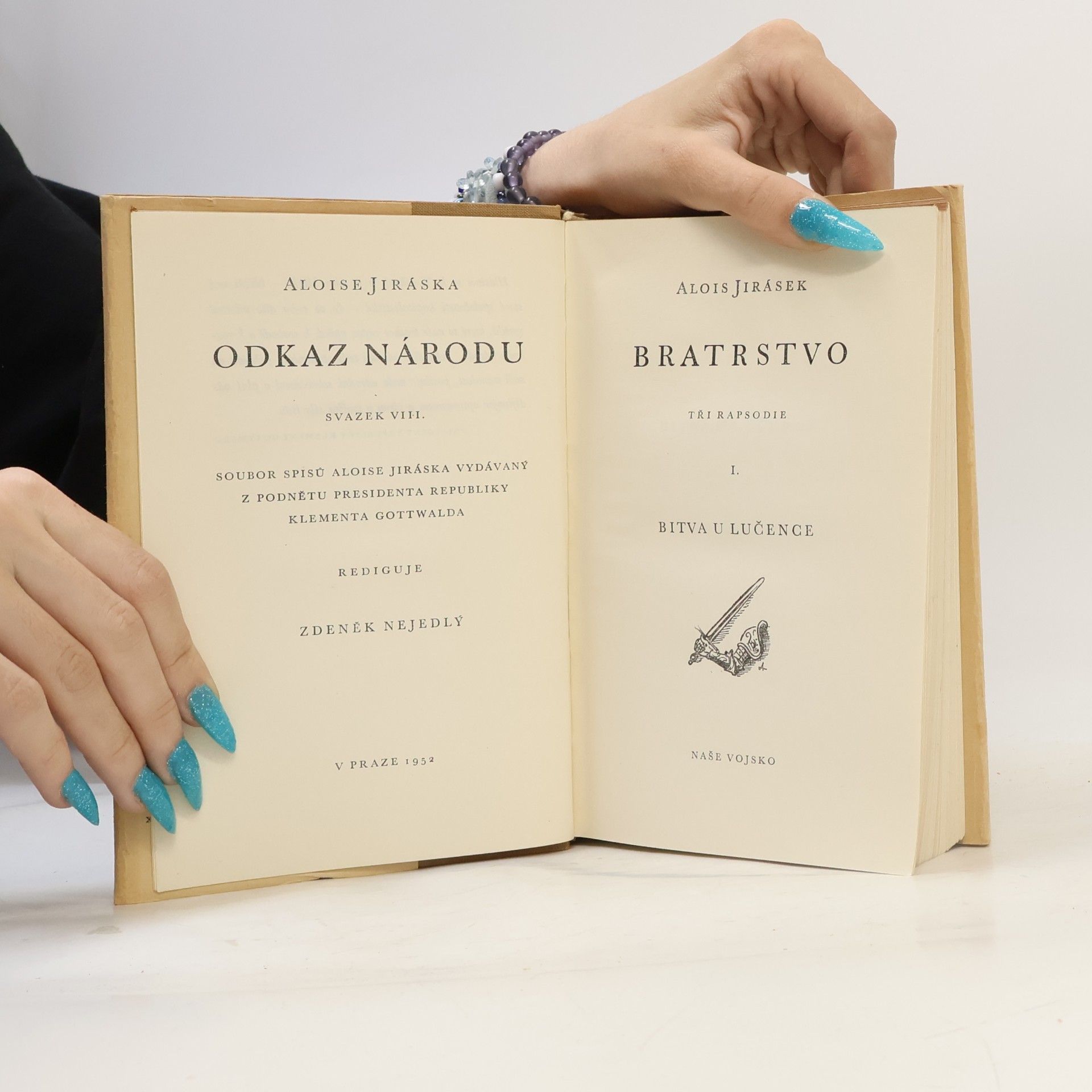 Alois Jirásek Bratrstvo. Tři rapsodie I.