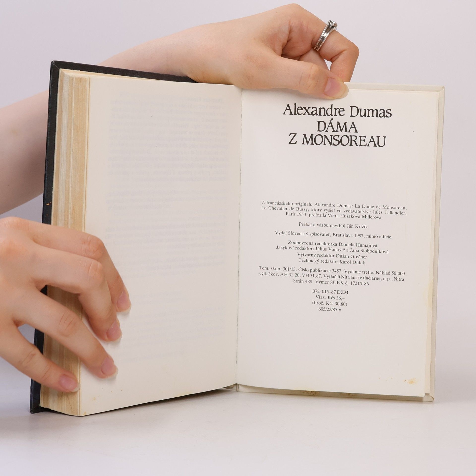Alexandre Dumas der Ältere Dáma z Monsoreau