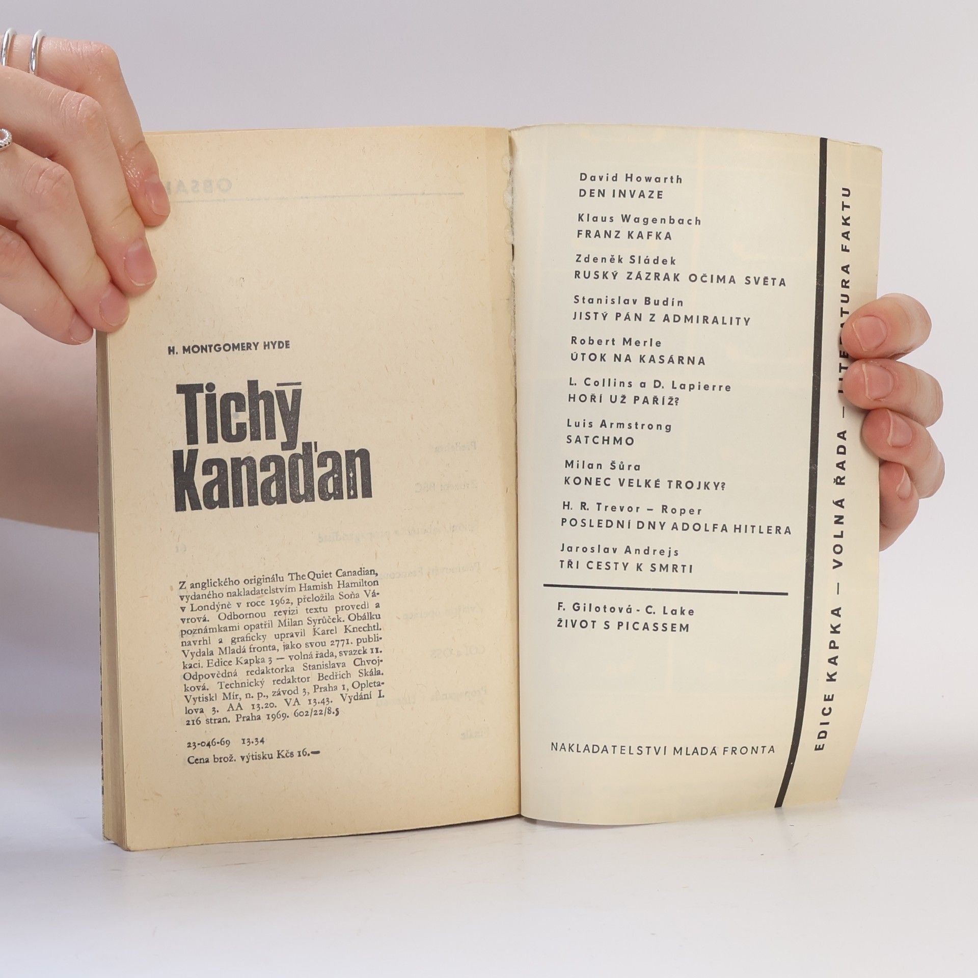 Montgomery H. Hyde Tichý Kanaďan