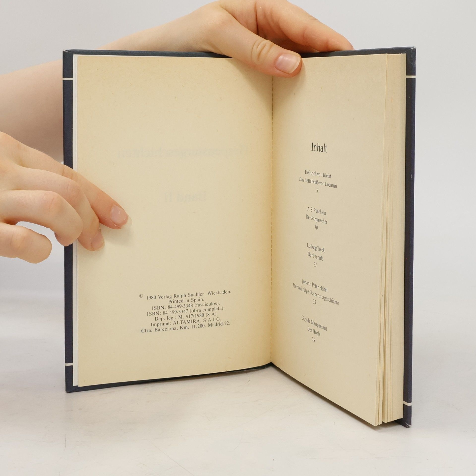 Various authors Gespenstergeschichten Band II