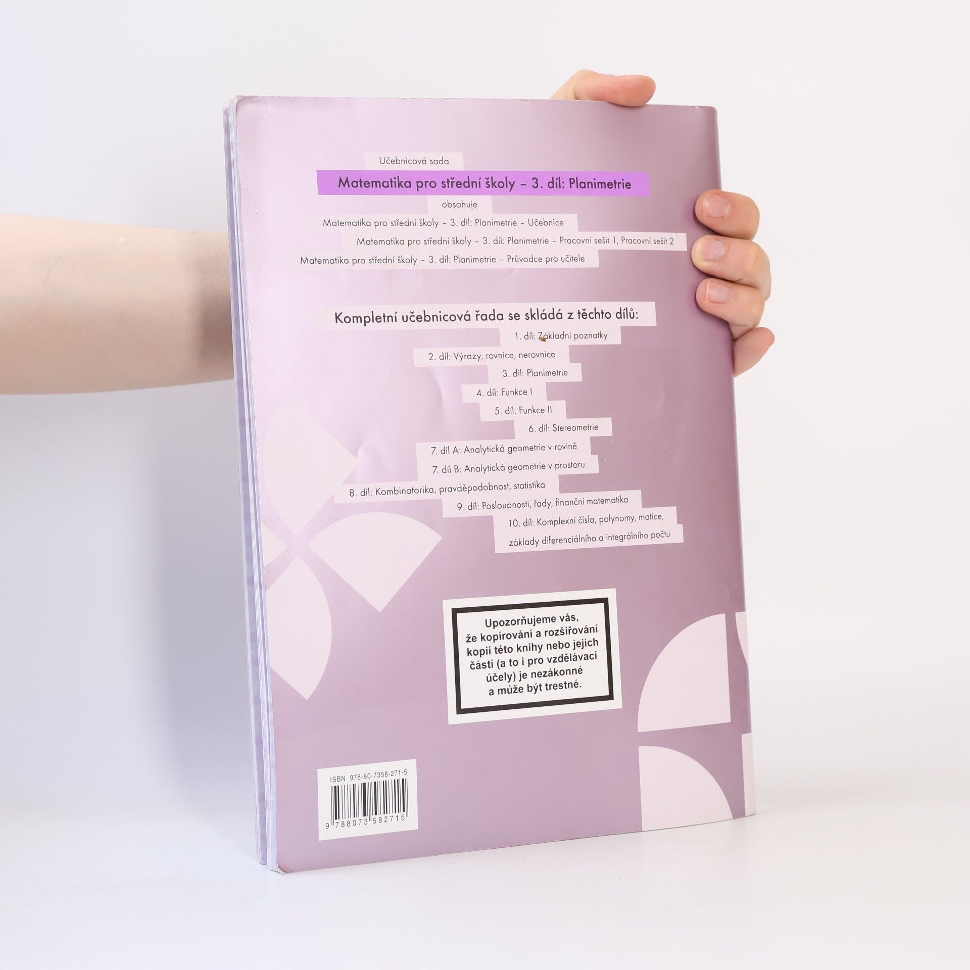 AA.VV. Matematika pro střední školy 3. díl. Planimetrie. Pracovní sešit 1