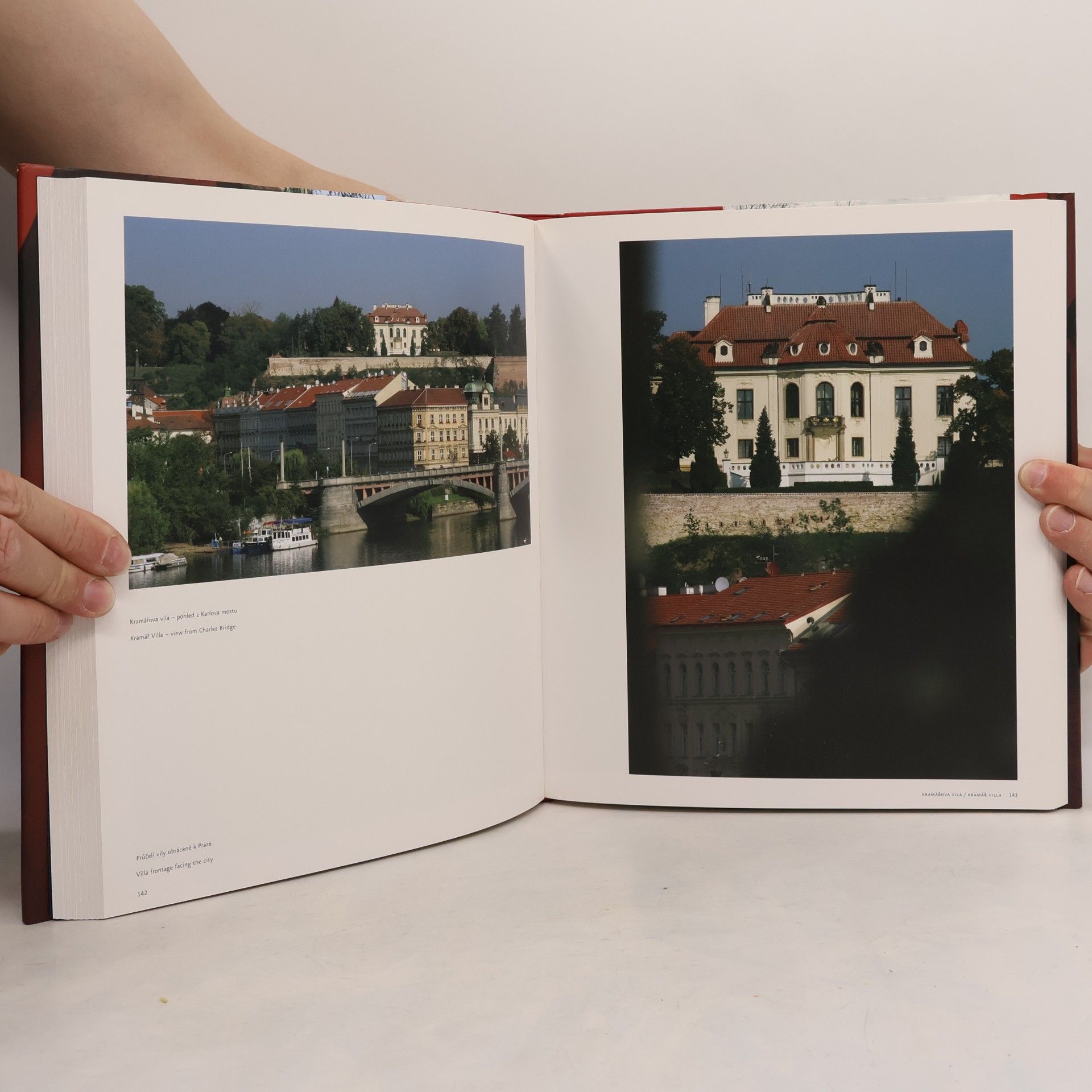 Herbert Slavík Strakova akademie - Kramářova vila - Lichtenštejnský palác - Hrzánský palác. Straka Academy - Kramář Villa - Liechtenstein Palace - Hrzán Palace