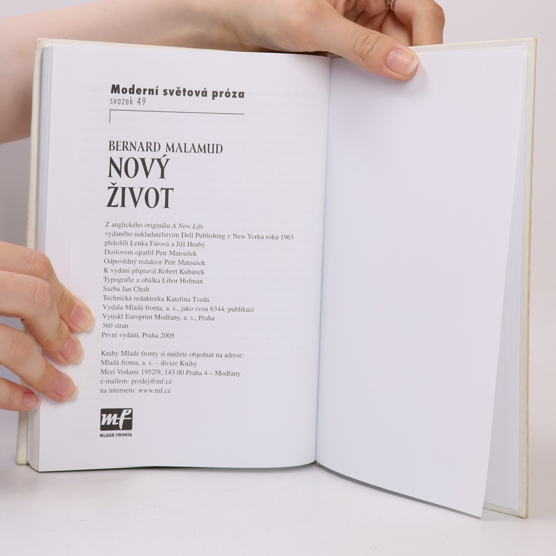 Bernard Malamud Nový život. Sám proti maloměstu sám se svou depresí