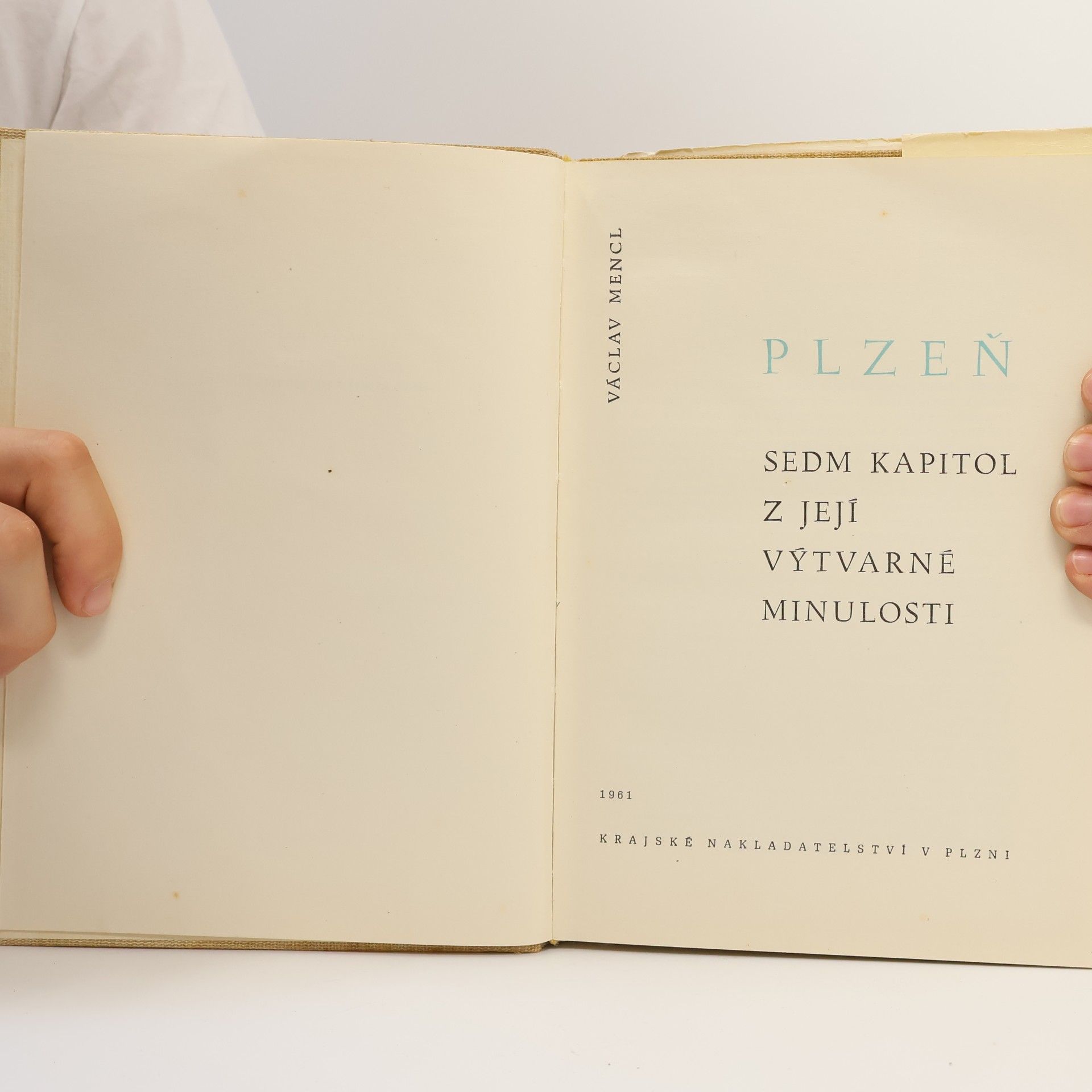 Václav Mencl Plzeň. 7 kapitol z její výtvarné minulosti