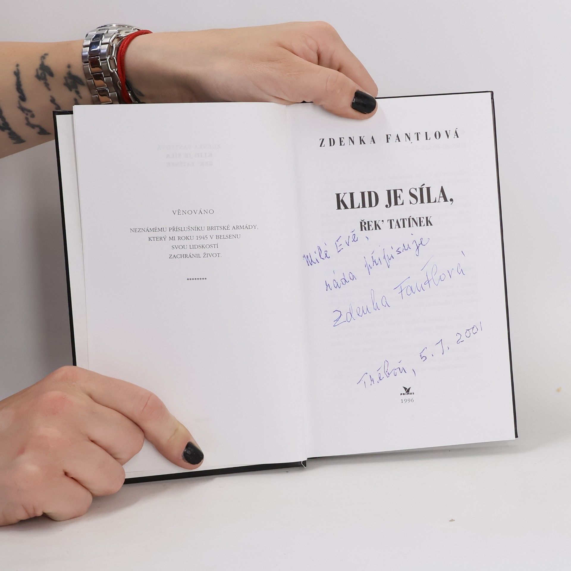 Zdenka Fantlová Klid je síla, řek' tatínek