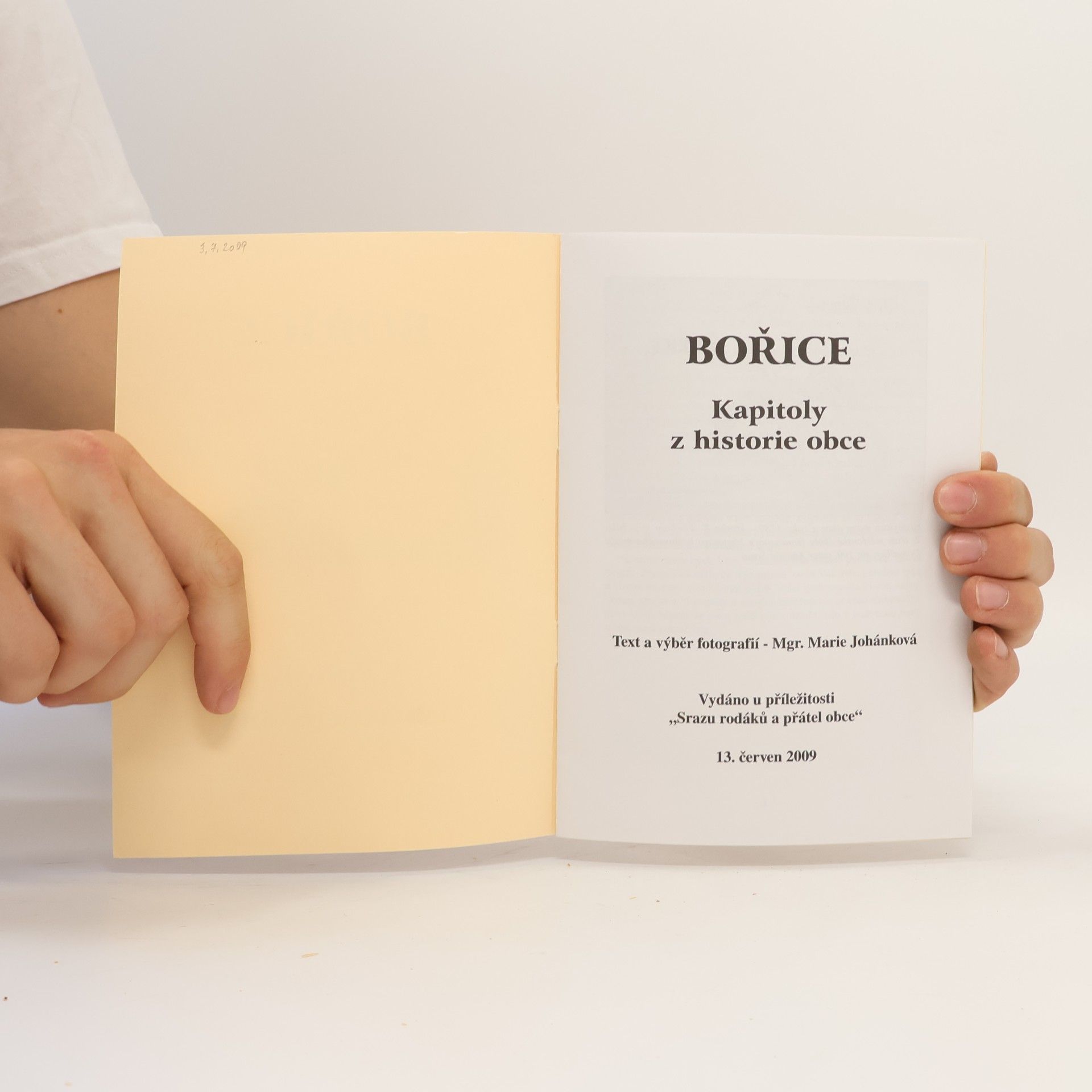 Collectif d'auteurs Bořice. Kapitoly z historie obce