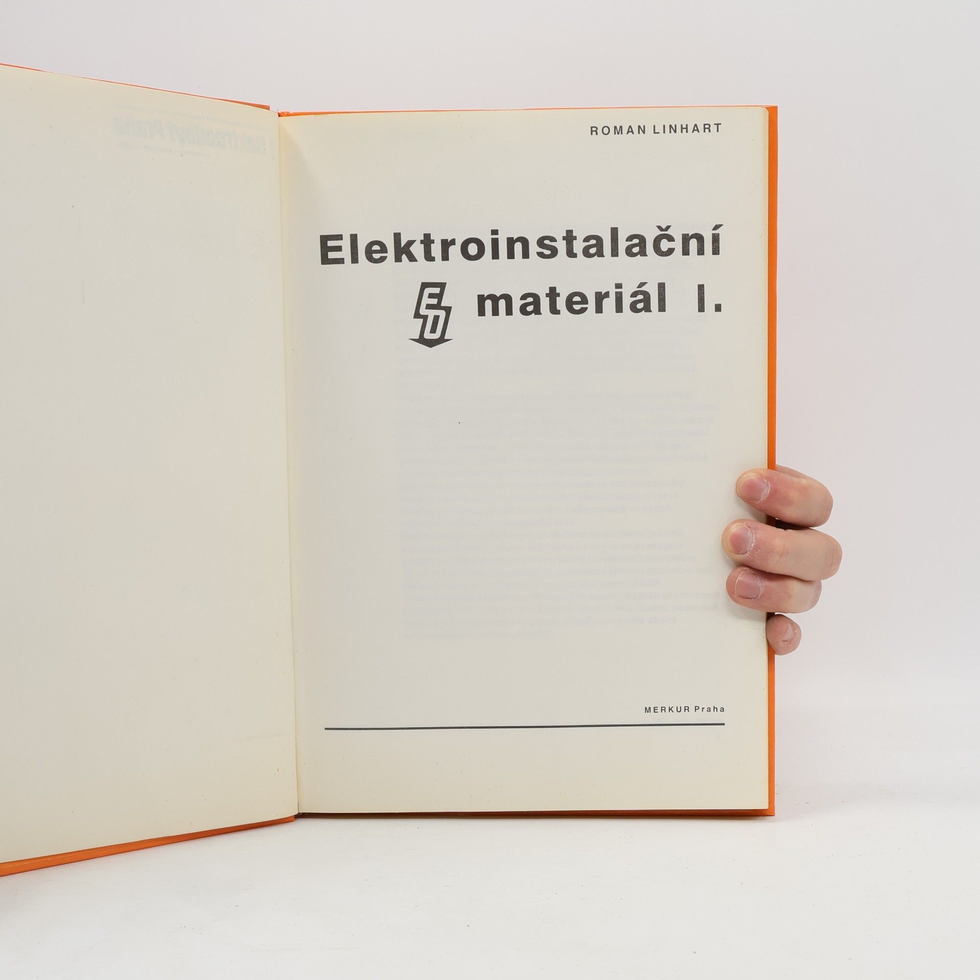 Roman Linhart Elektroinstalační materiál I.