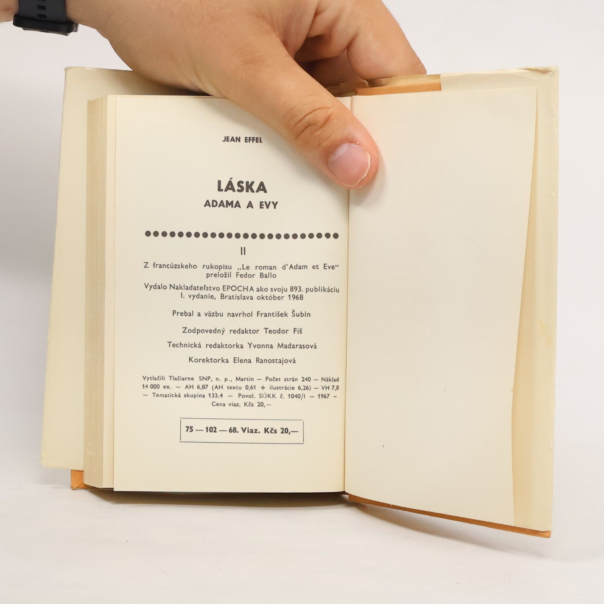 Jean Effel Láska Adama a Evy II