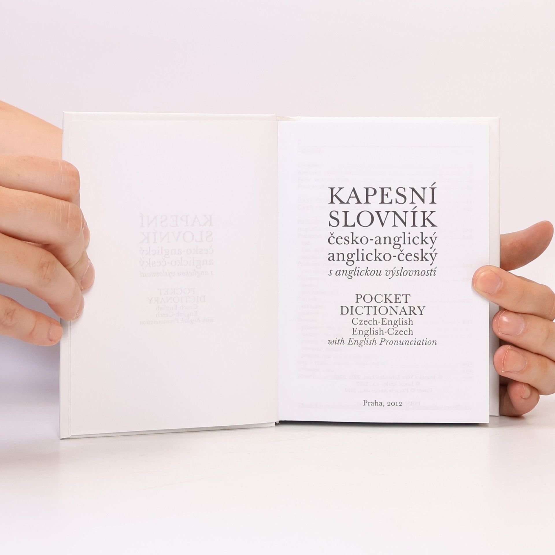 Tomáš Zahradníček Kapesní slovník česko-anglický, anglicko český