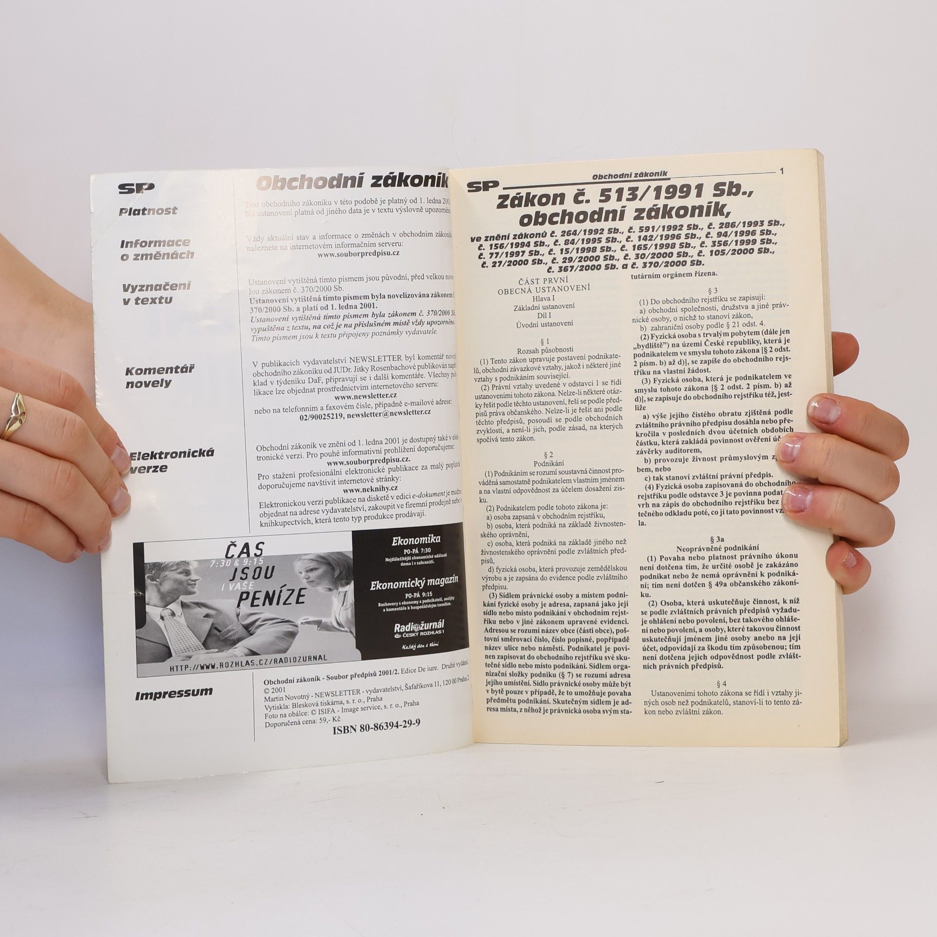 Kolektiv autorů Obchodní zákoník 2001/2