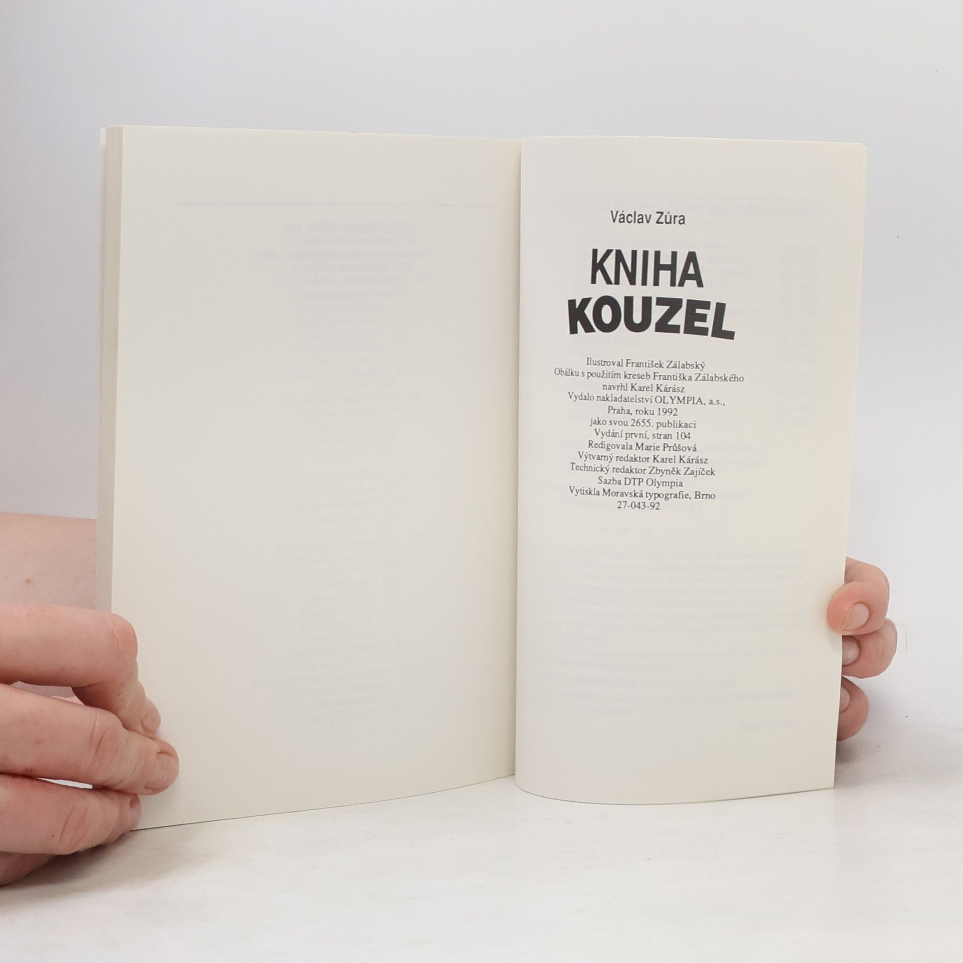 Václav Zůra Kniha kouzel