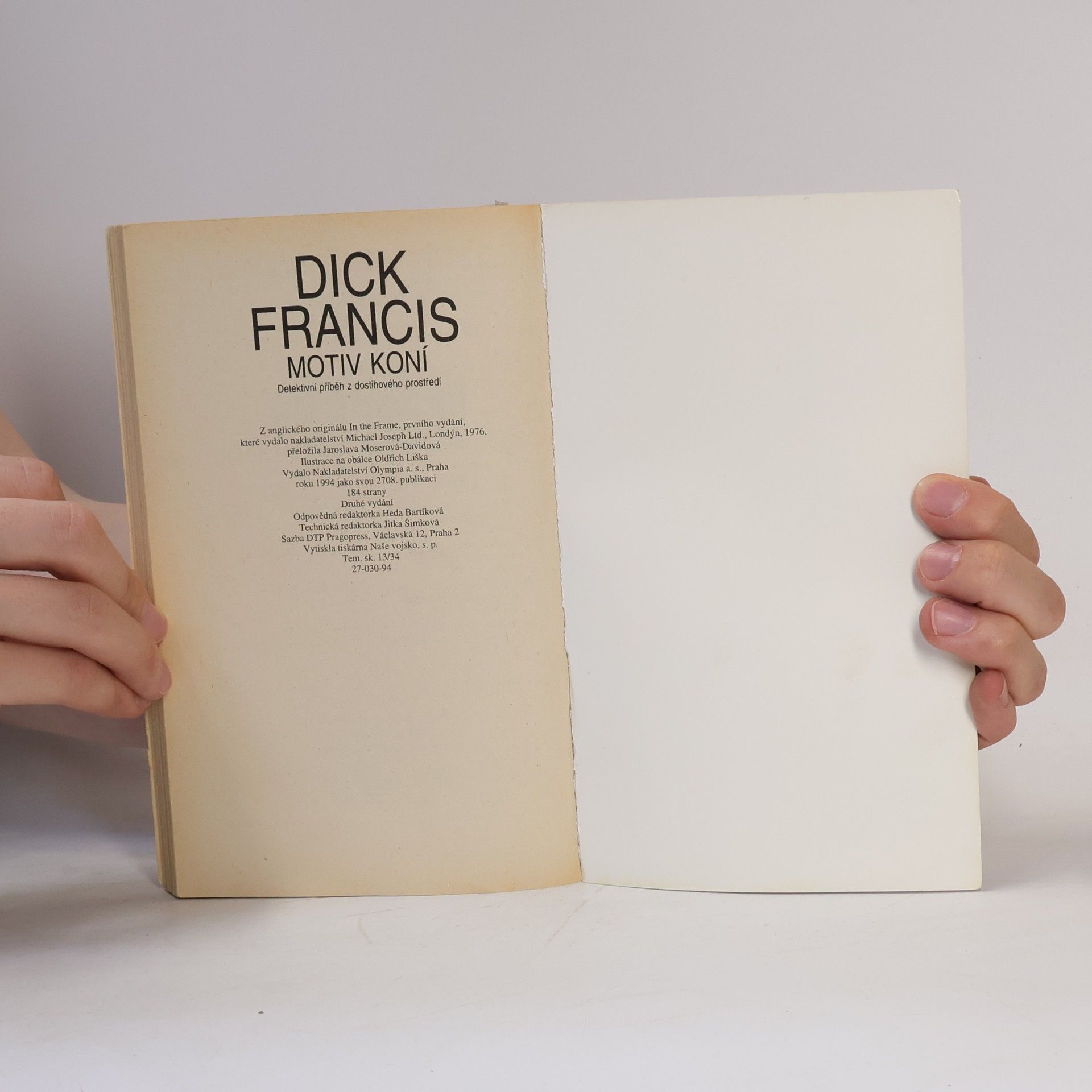Dick Francis Motiv koní
