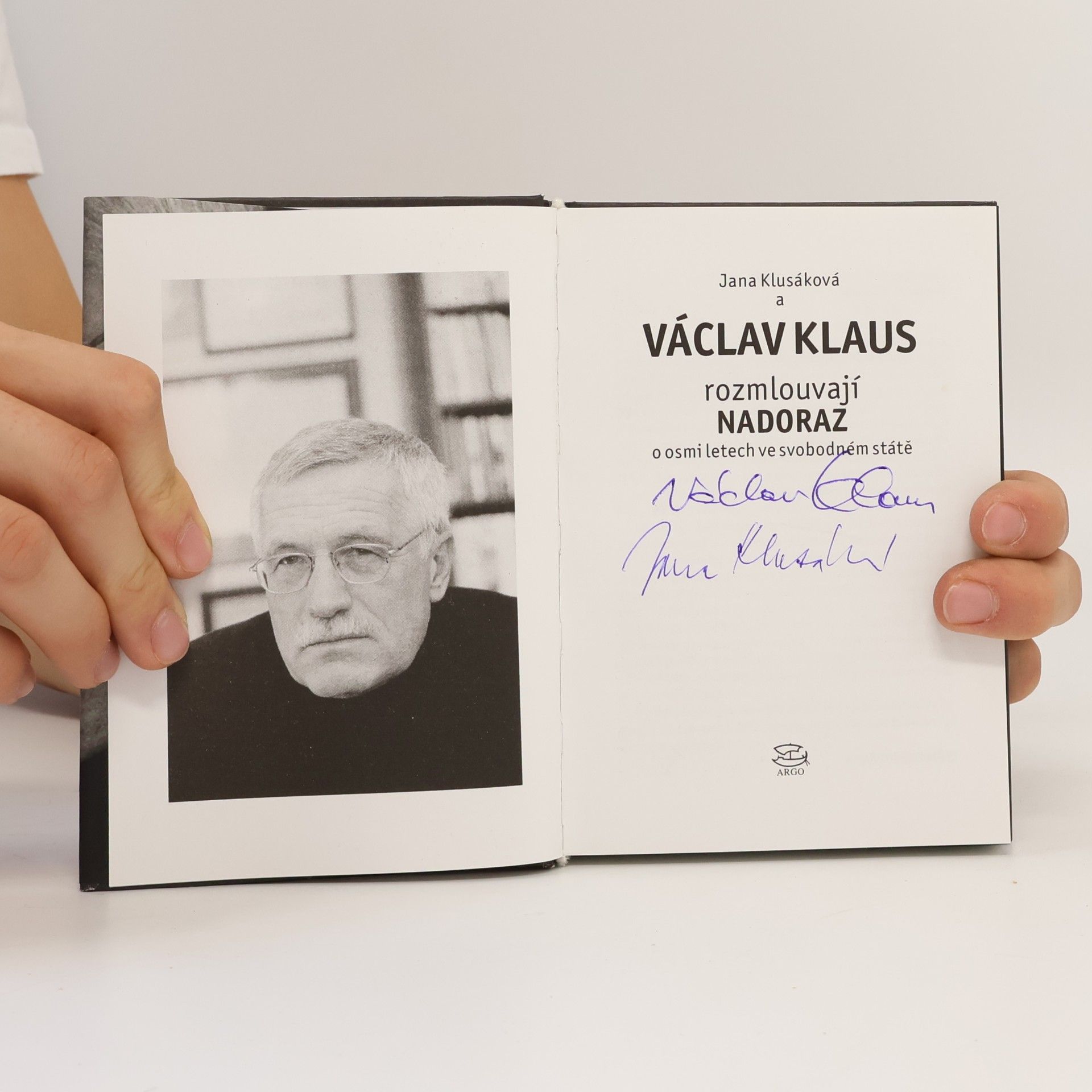 Jana Klusáková Jana Klusákova a Václav Klaus rozmlouvají NADORAZ o osmi letech ve svobodném státě