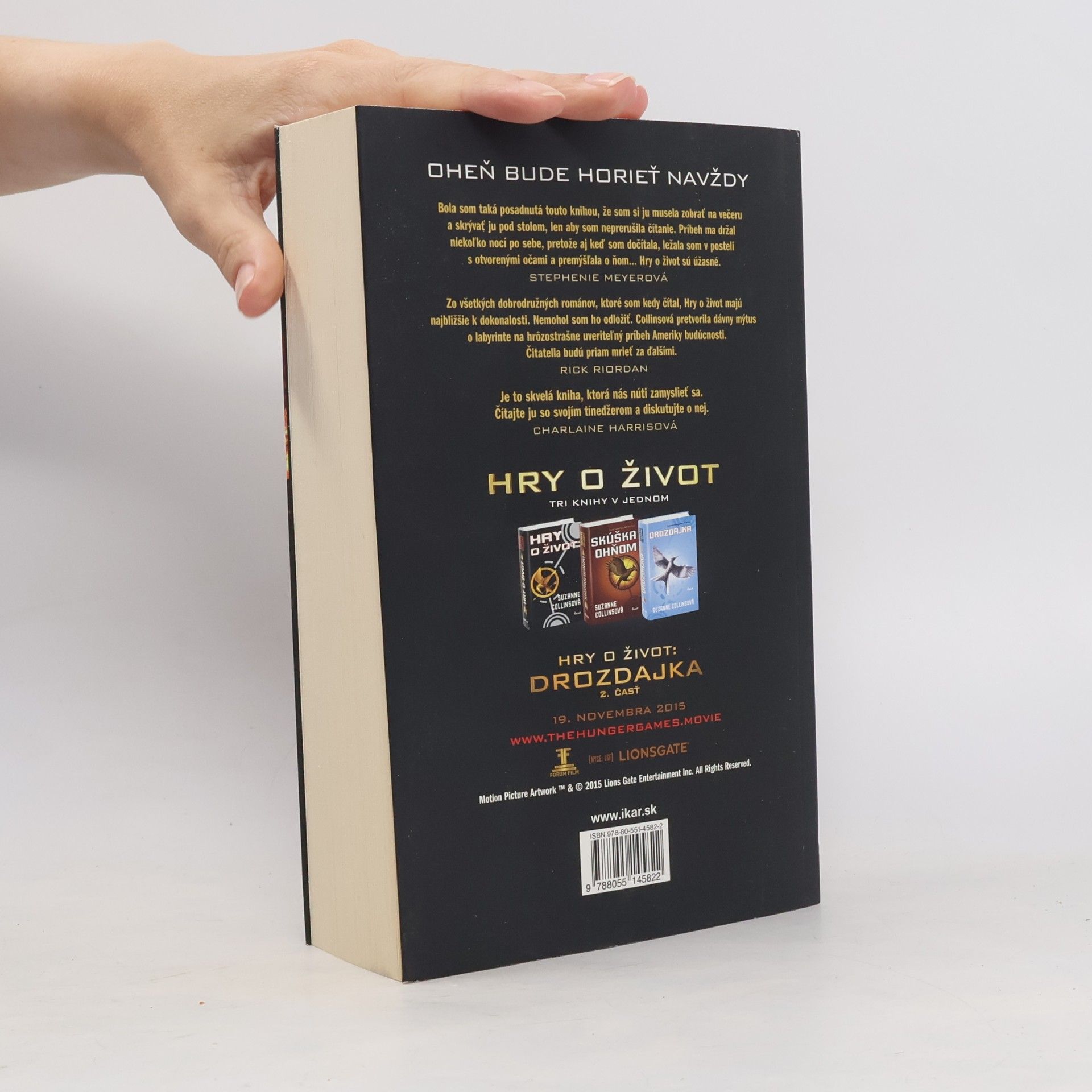 Suzanne Collins Hry o život Skúška ohňom