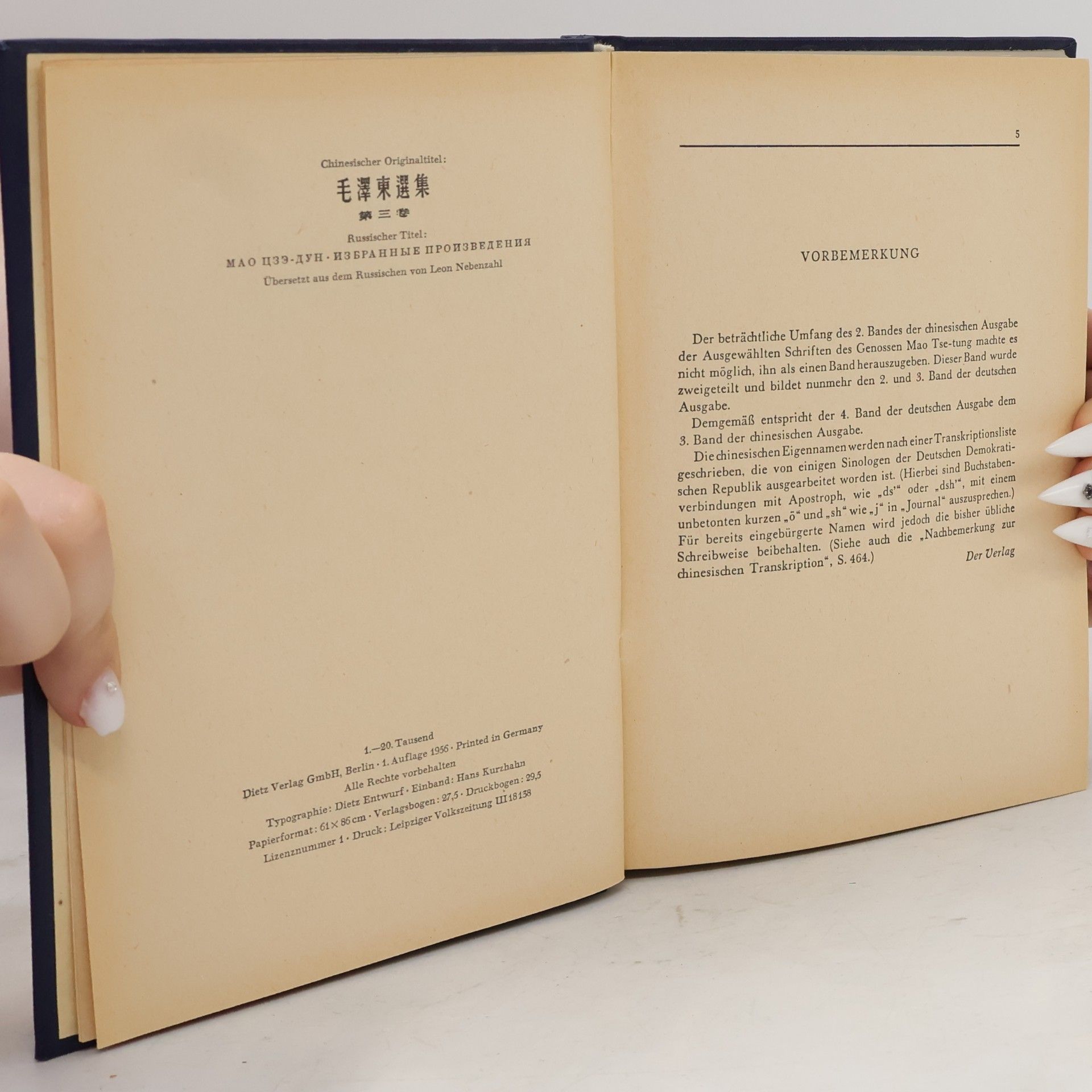 Zedong Mao Ausgewählte Schriften 4