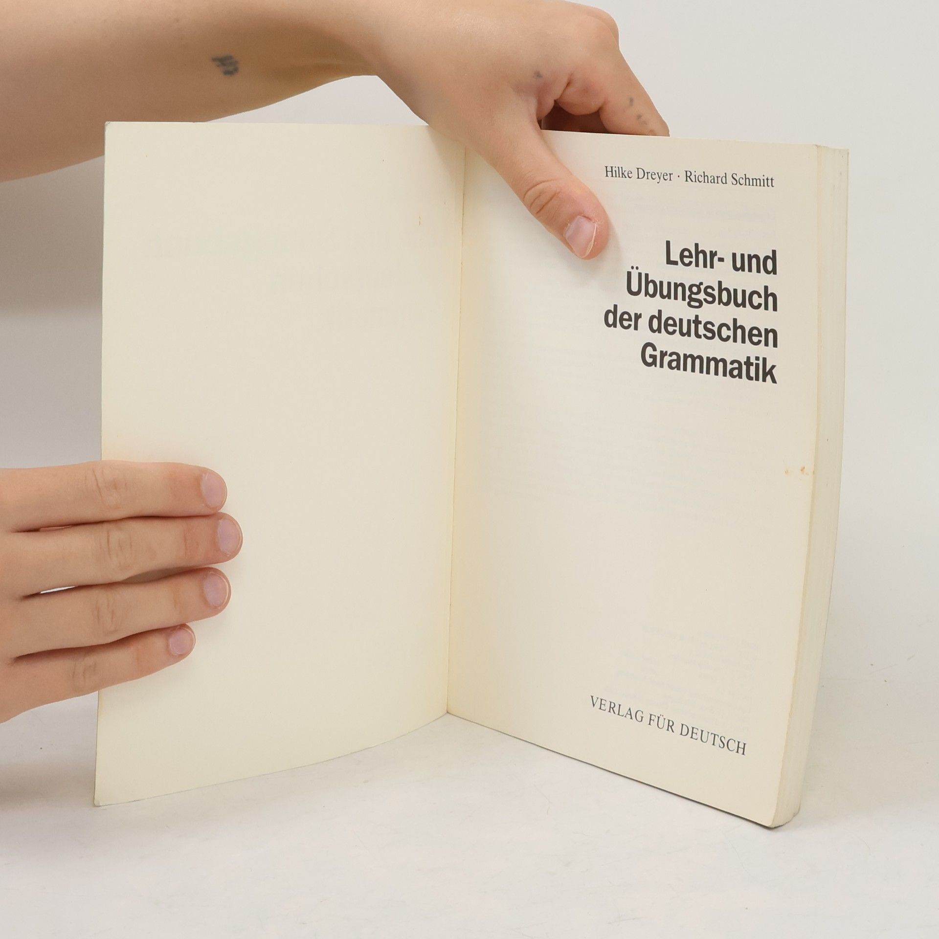 H Dreyer Lehr- und Übungsbuch der deutschen Grammatik, Lehr- und Übungsbuch