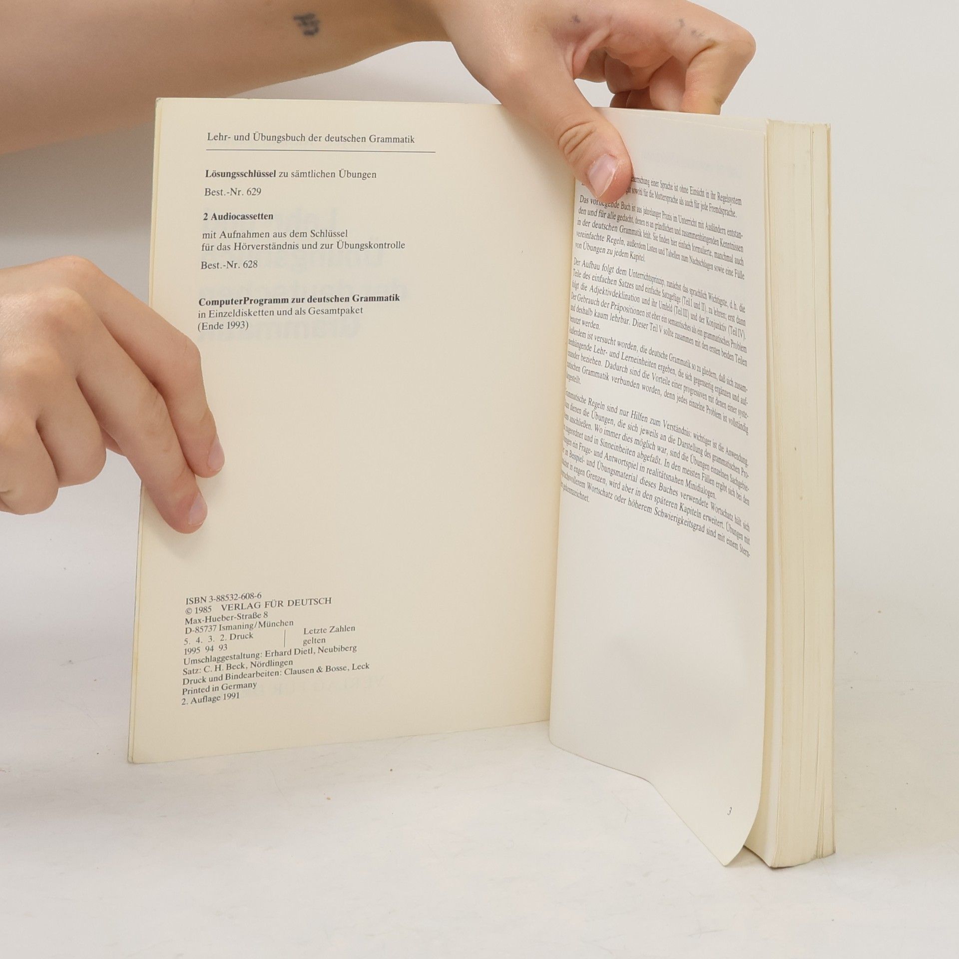 H Dreyer Lehr- und Übungsbuch der deutschen Grammatik, Lehr- und Übungsbuch