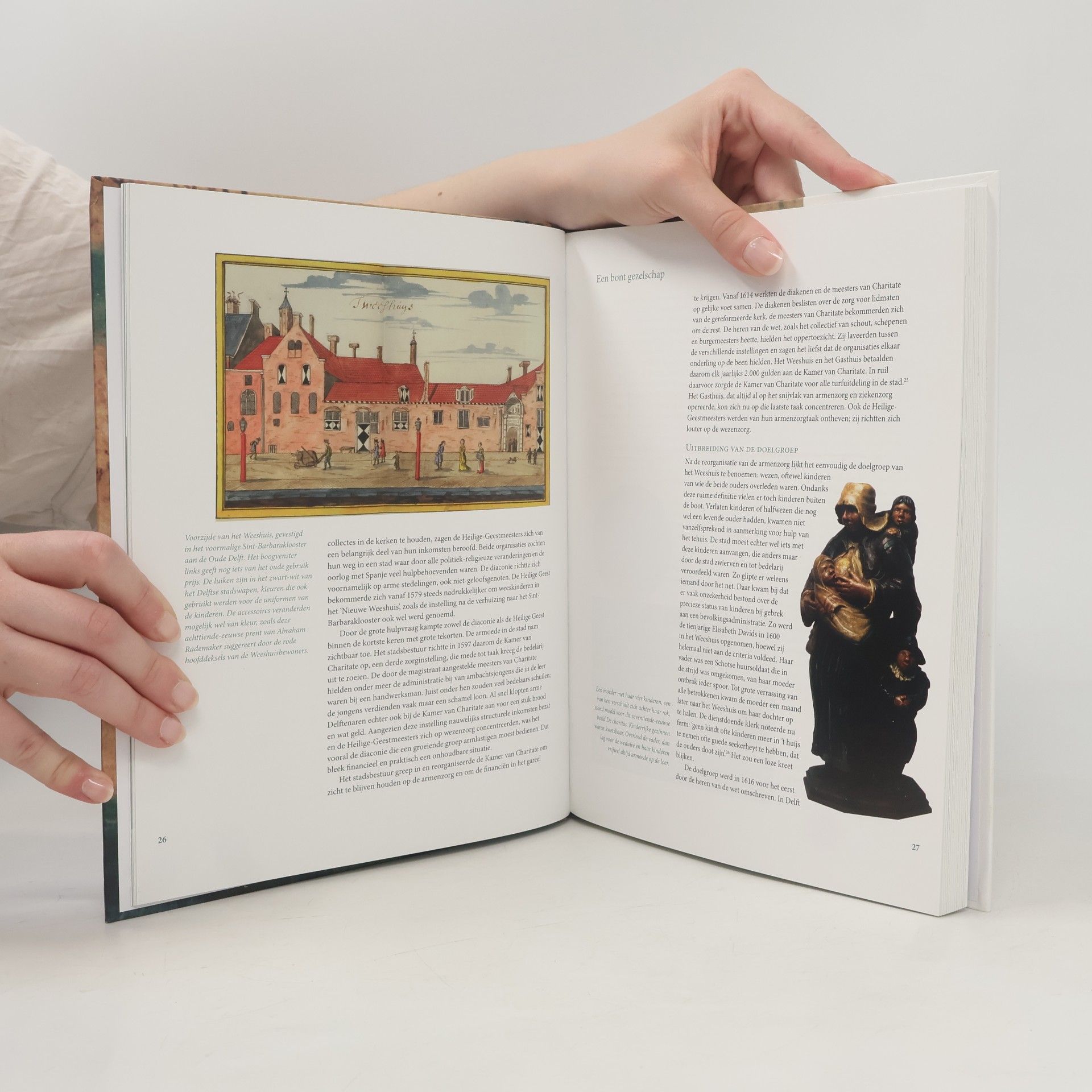 Ingrid van der Vlis 't Weeshuys binnen Delft