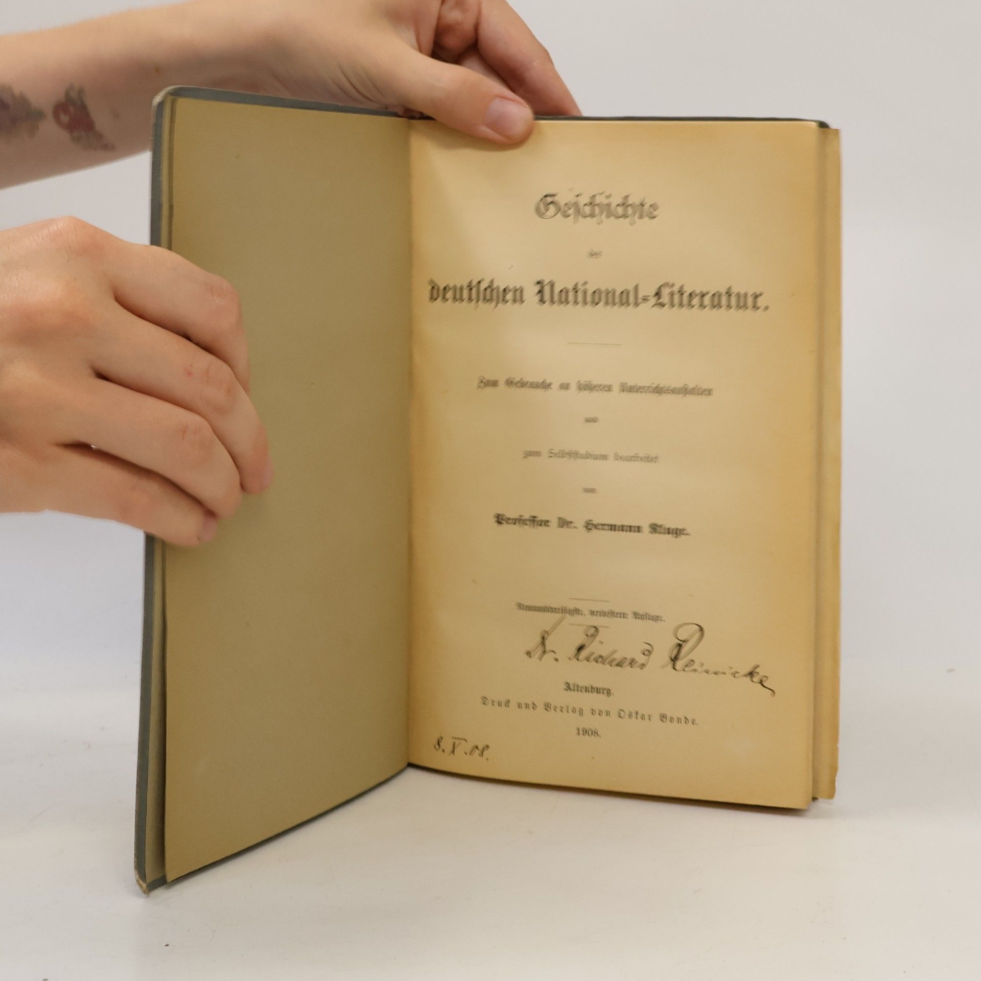 Auteurscollectief Geschichte der deutschen National-Literatur