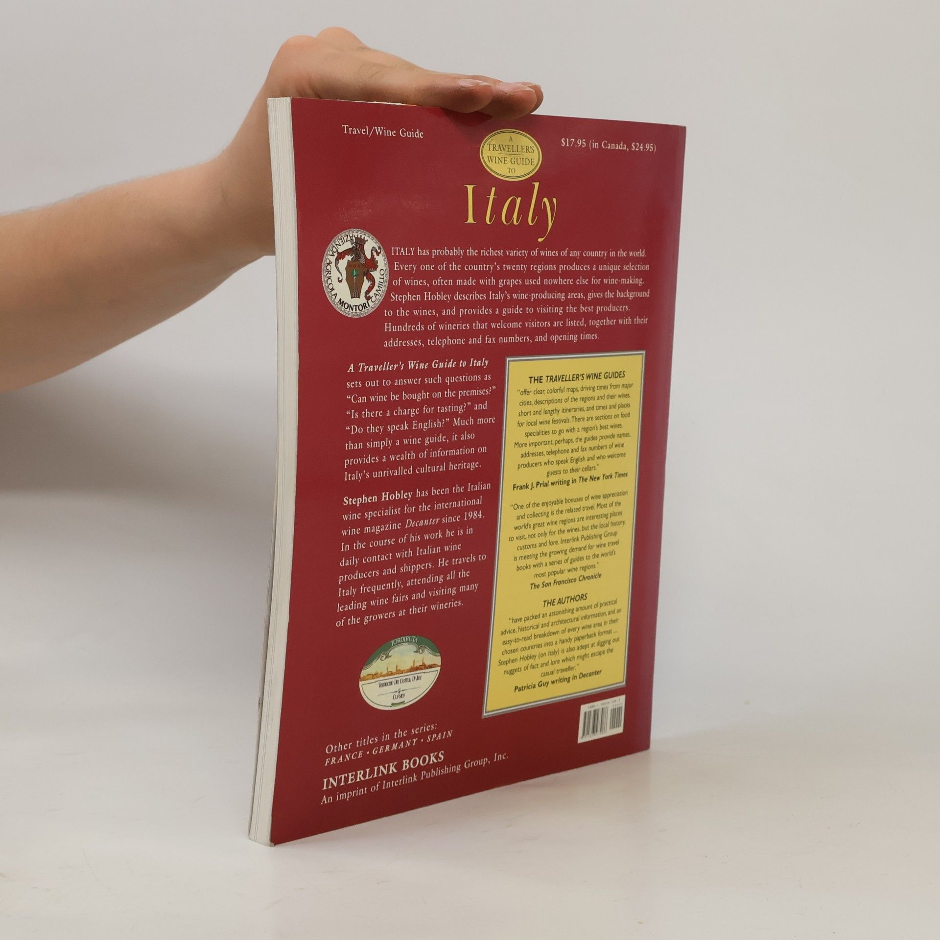 Stephen Hobley A Travellers Wine Guide to Italy