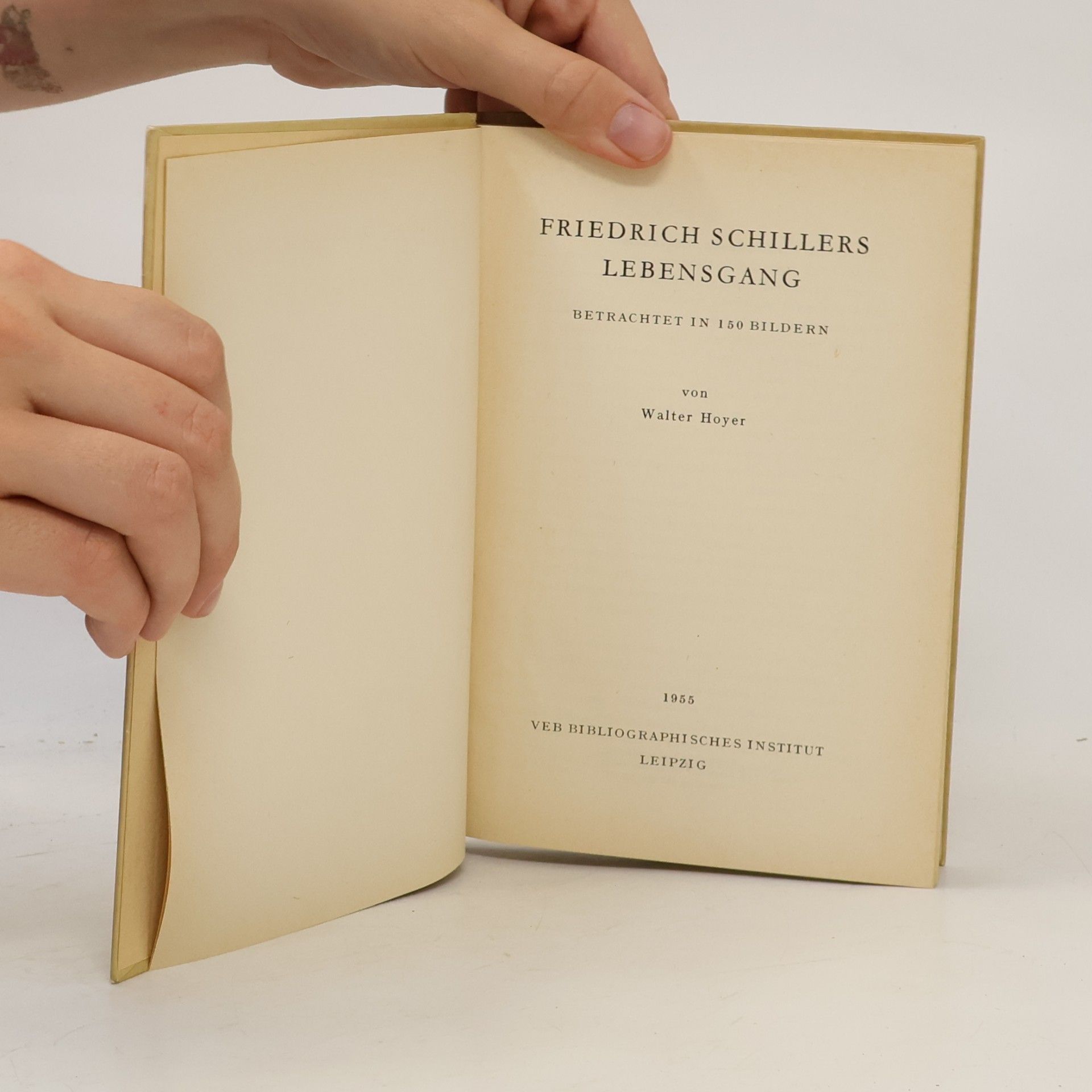 Walter Hoyer Friedrich Schillers Lebensgang