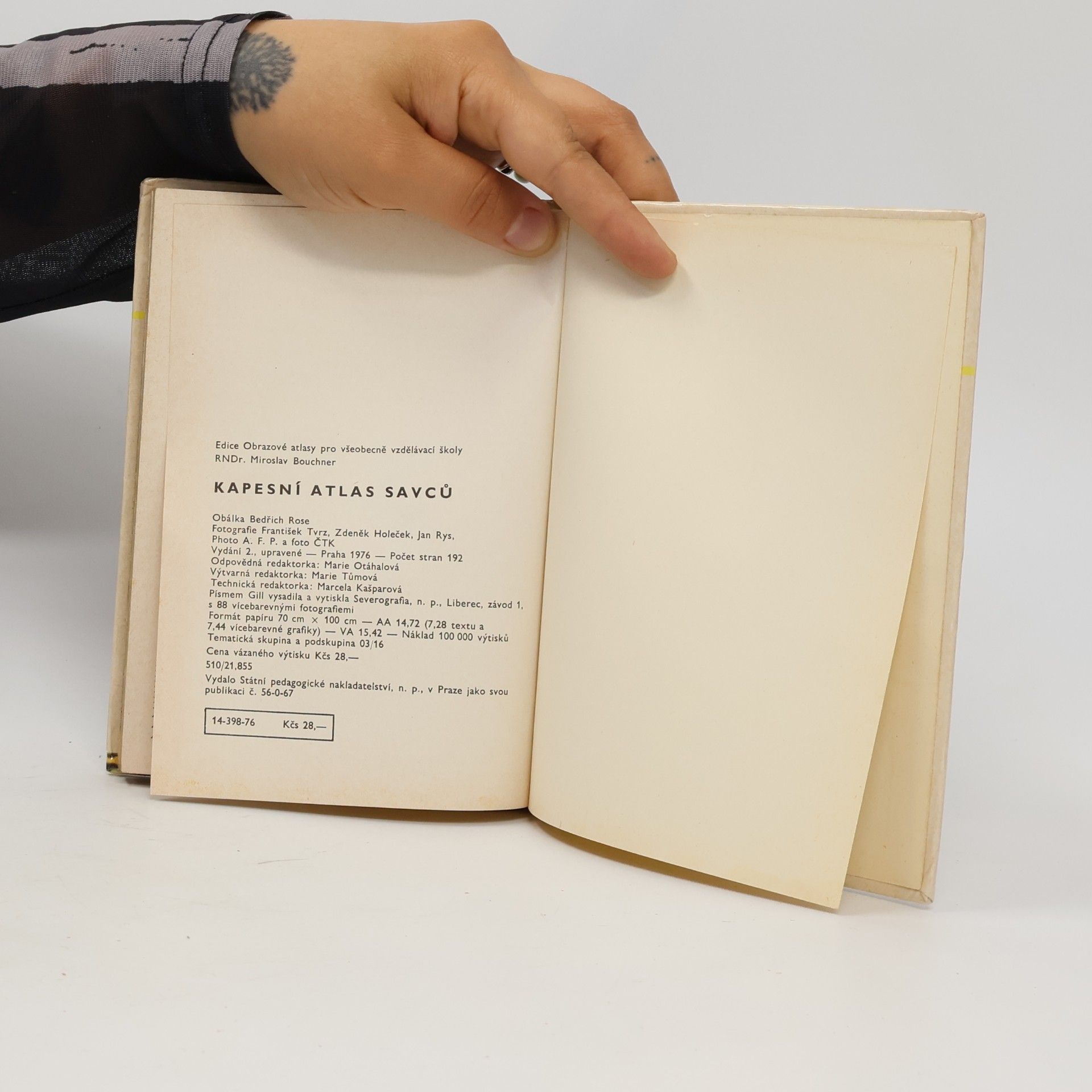 Miroslav Bouchner Kapesní atlas savců