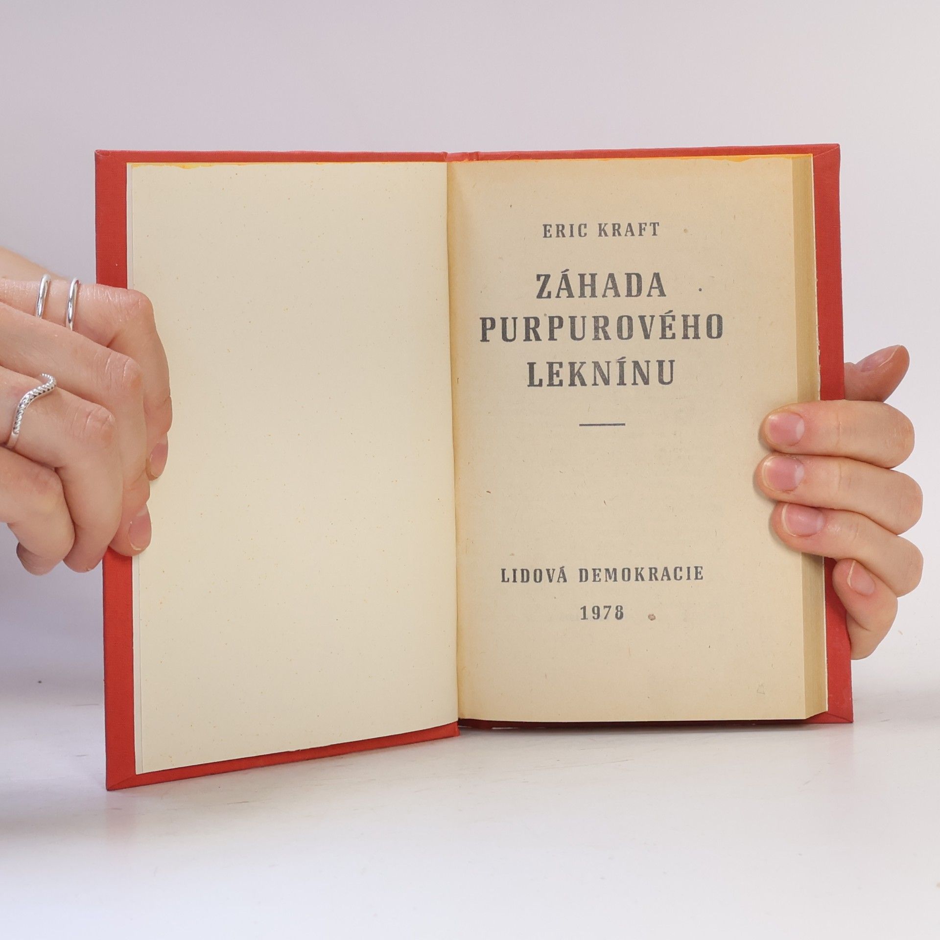 Jiří Brabenec Záhada purpurového leknínu