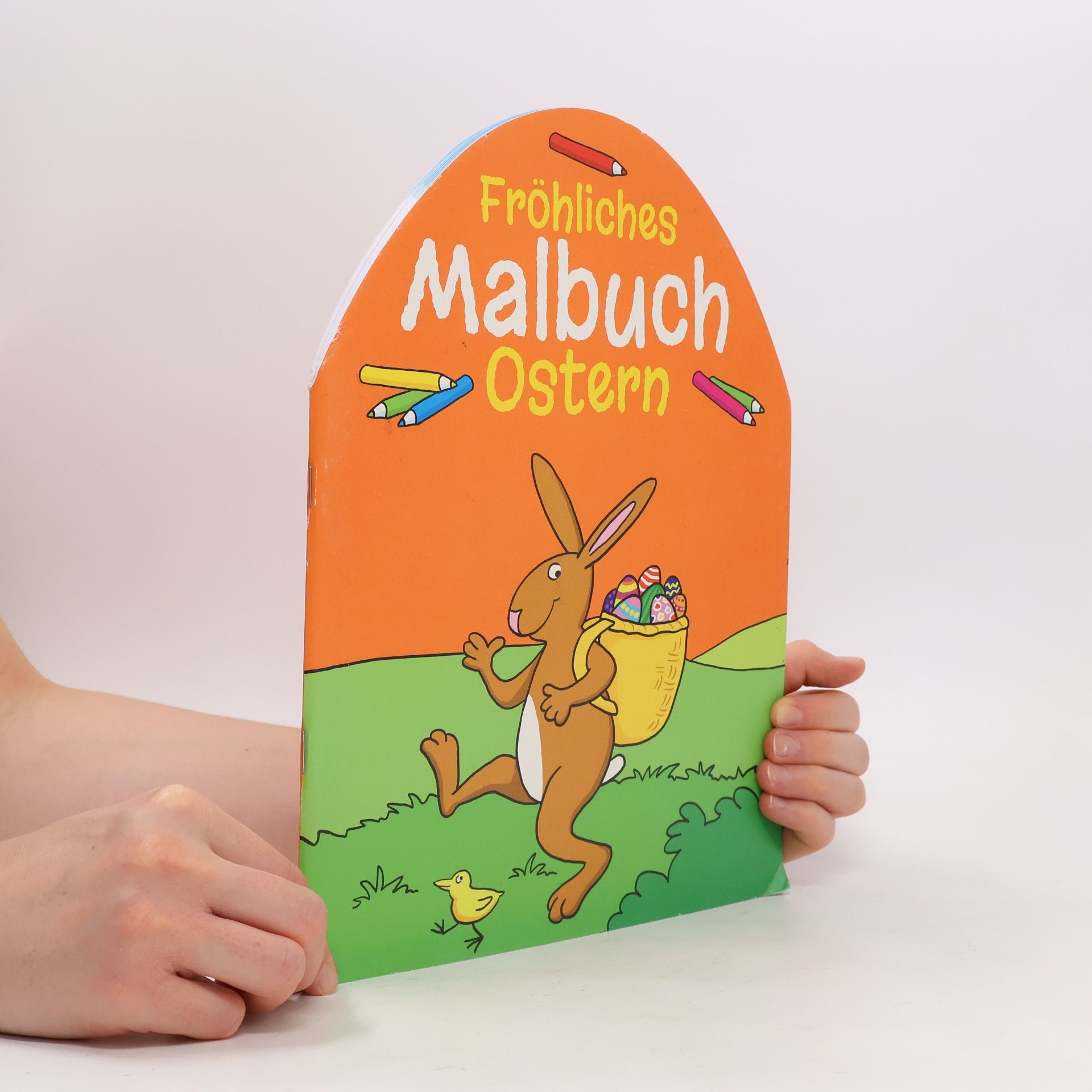 Fröhliches Malbuch Ostern