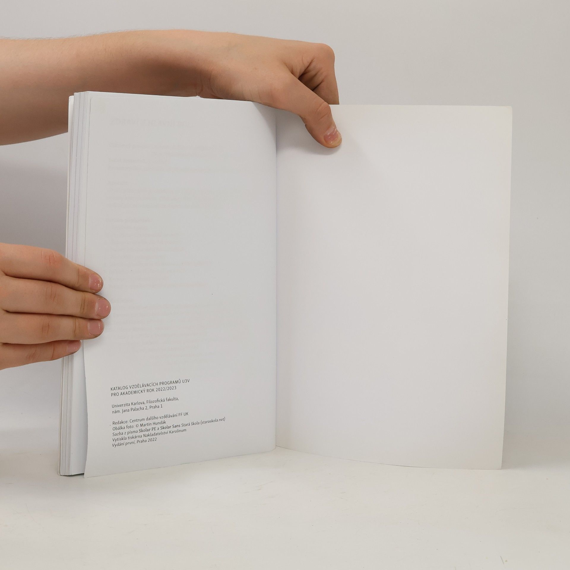 Collectif d'auteurs Katalog vzdělávacích programů pro akademický rok 2022/2023