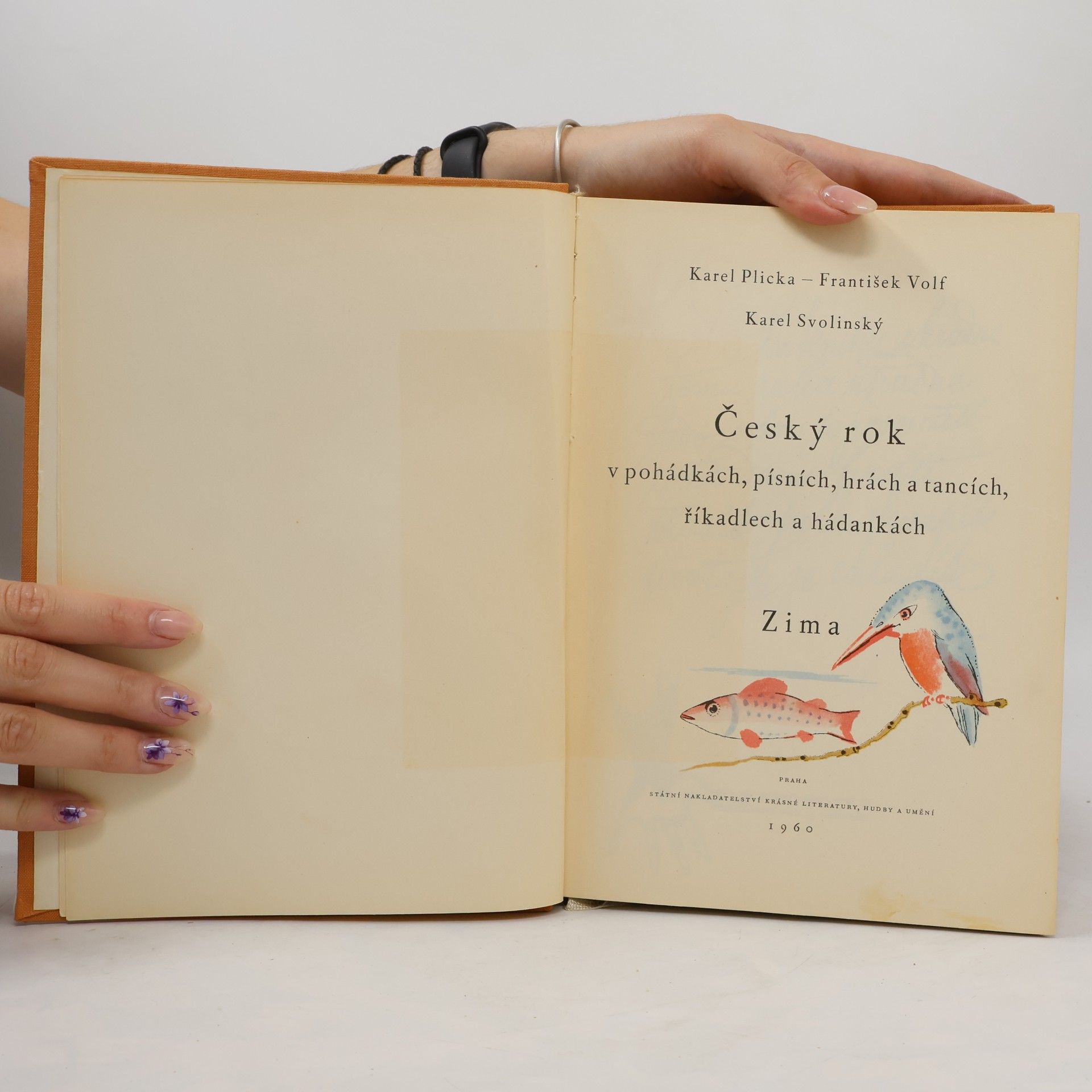 Karel Plicka Český rok v pohádkách, písních, hrách a tancích, říkadlech a hádankách. Jaro. Léto. Podzim. Zima