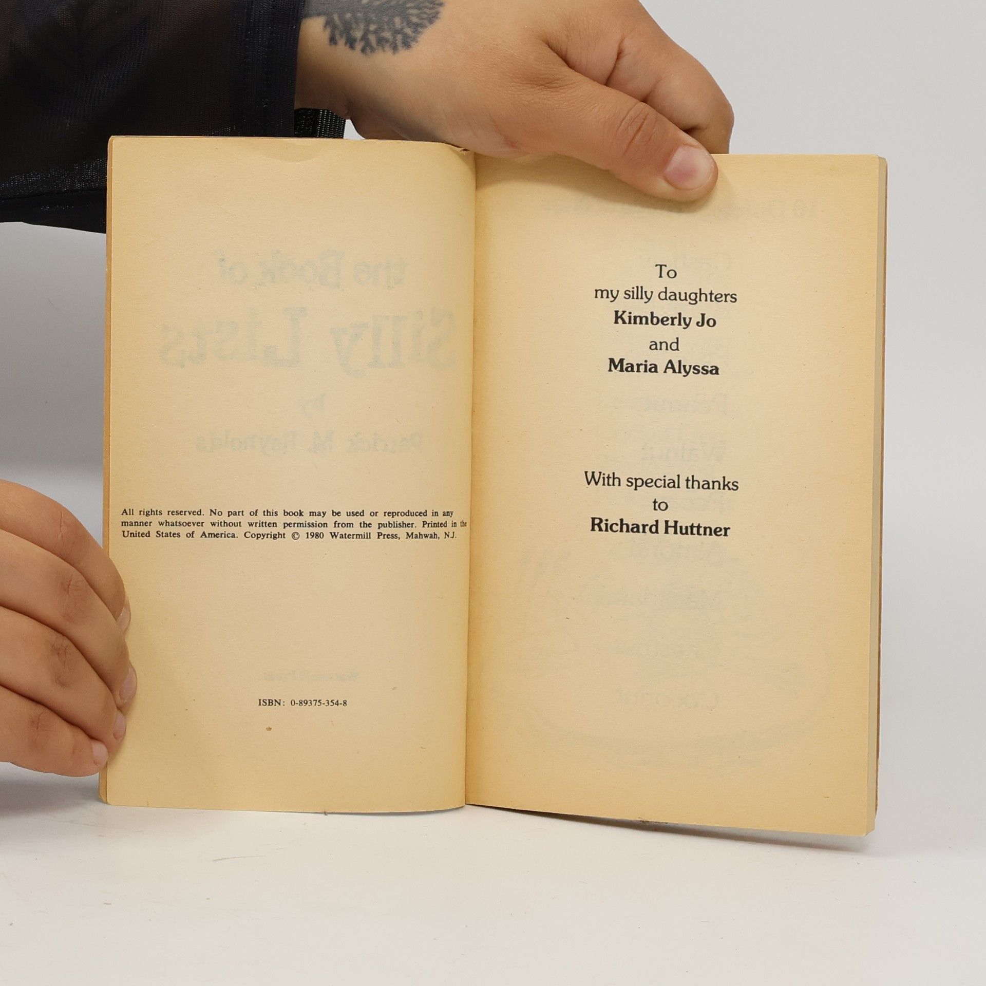 Patrick M. Reynolds The Book of Silly Lists